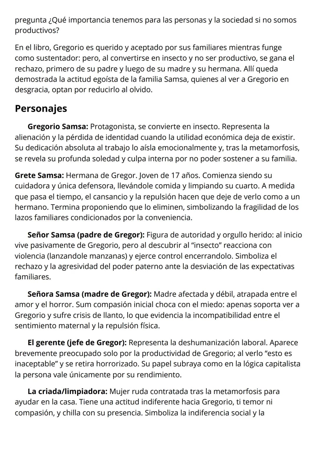 # La Metamorfosis
Franz Kafka
"La Metamorfosis" de Franz Kafka es una novela que narra la transformación de
Gregorio Samsa, un joven emple