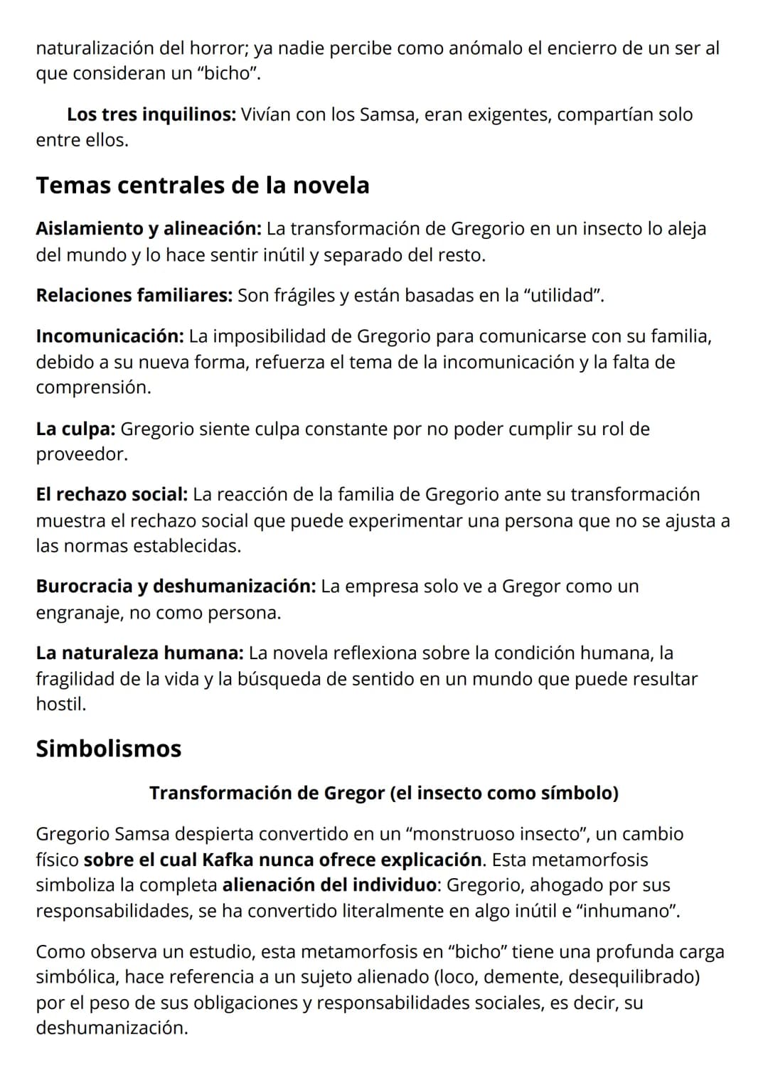 # La Metamorfosis
Franz Kafka
"La Metamorfosis" de Franz Kafka es una novela que narra la transformación de
Gregorio Samsa, un joven emple