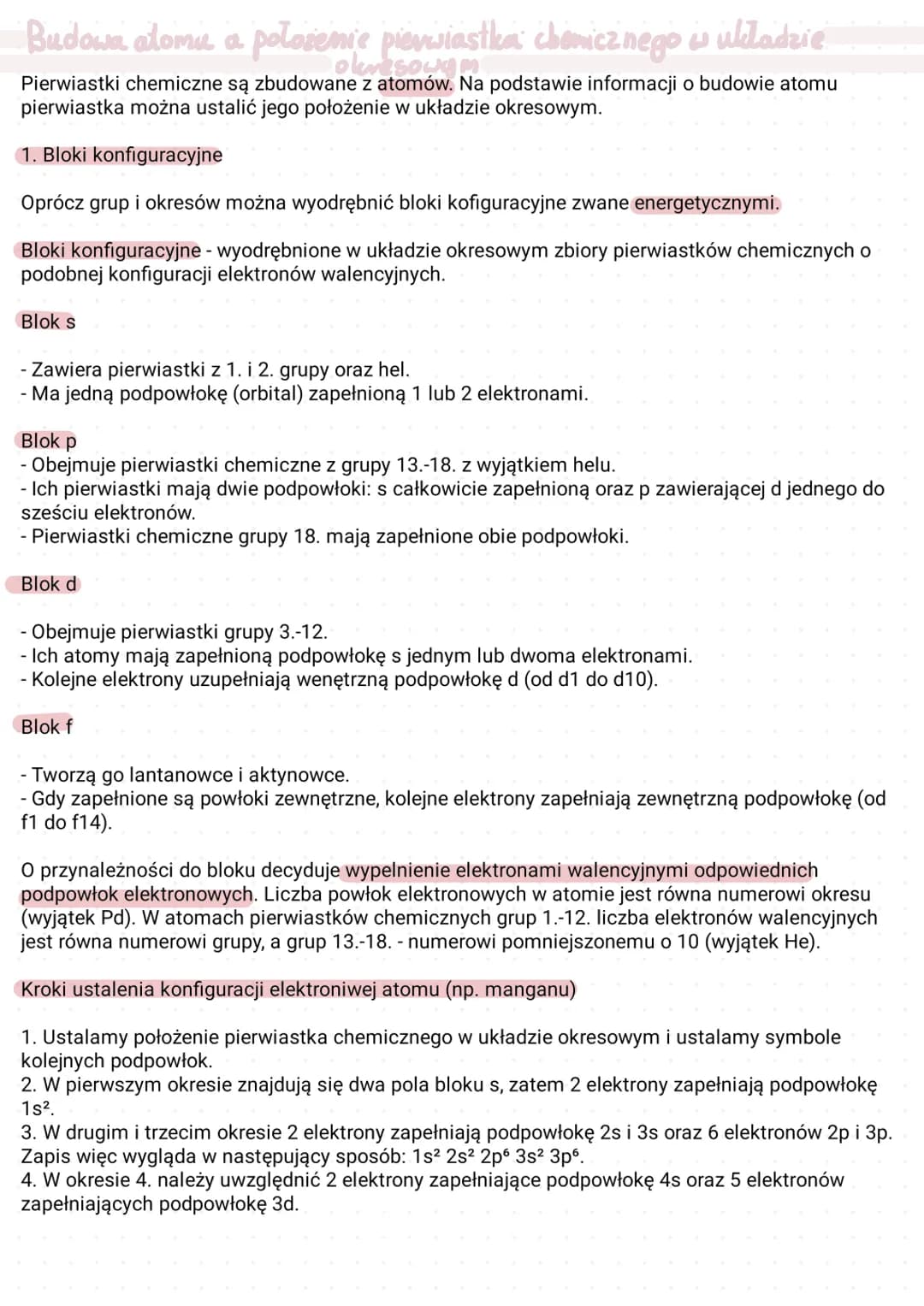 Budowa atomu a polozenie pierwiastka
polozenie pierwiastka chemicznego
okreso
układzie
Pierwiastki chemiczne są zbudowane z atomów. Na podst
