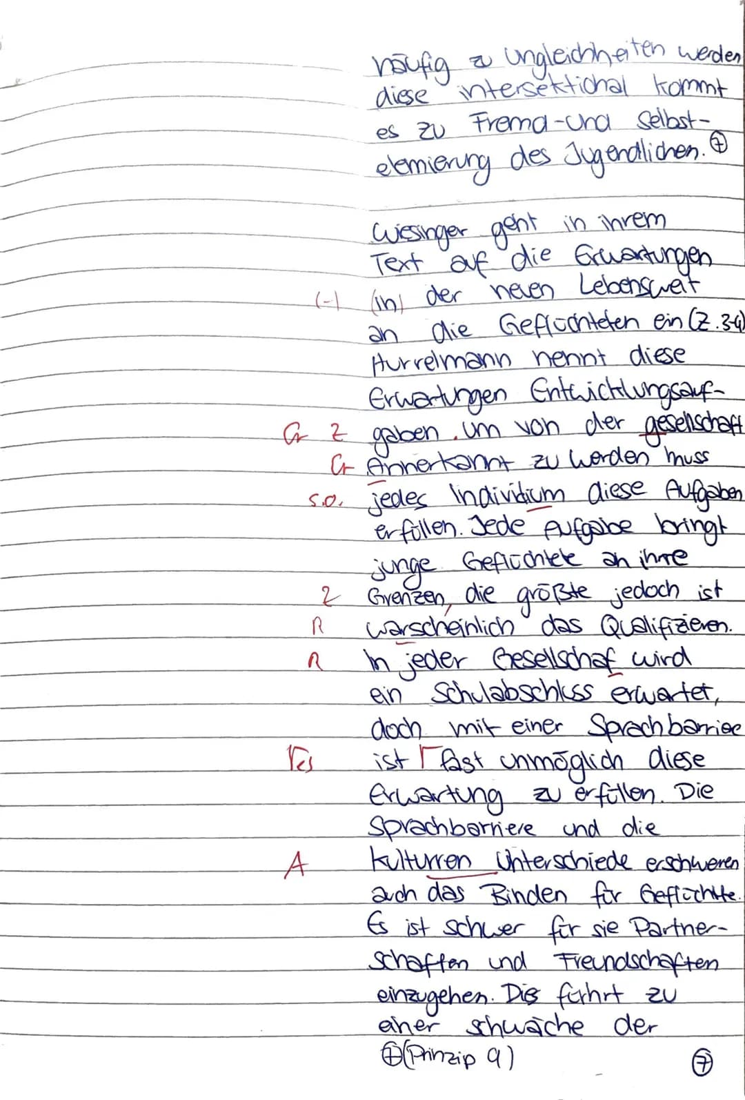 A
Pada klausur
Leo Witzg
Frau Pengel
25.03.25
A)
sb
2
Der Sachtext „Identitäts-
bildung junger Geflüchteter"
verfasst von Wiesinger,
Irmela