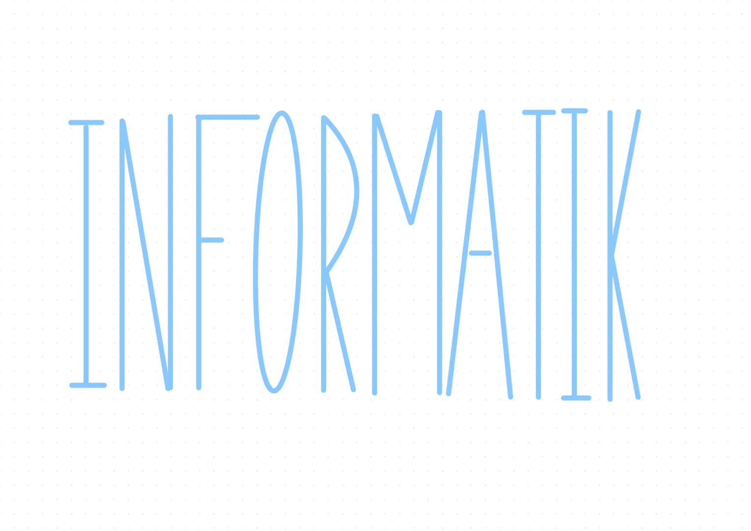 ## INFORMATIK --- OCR Start ---
Datenbanken
Entity - Relationship-Modell
-> modelliert die relevanten Zusammenhänge vor dem Aufstellen einer