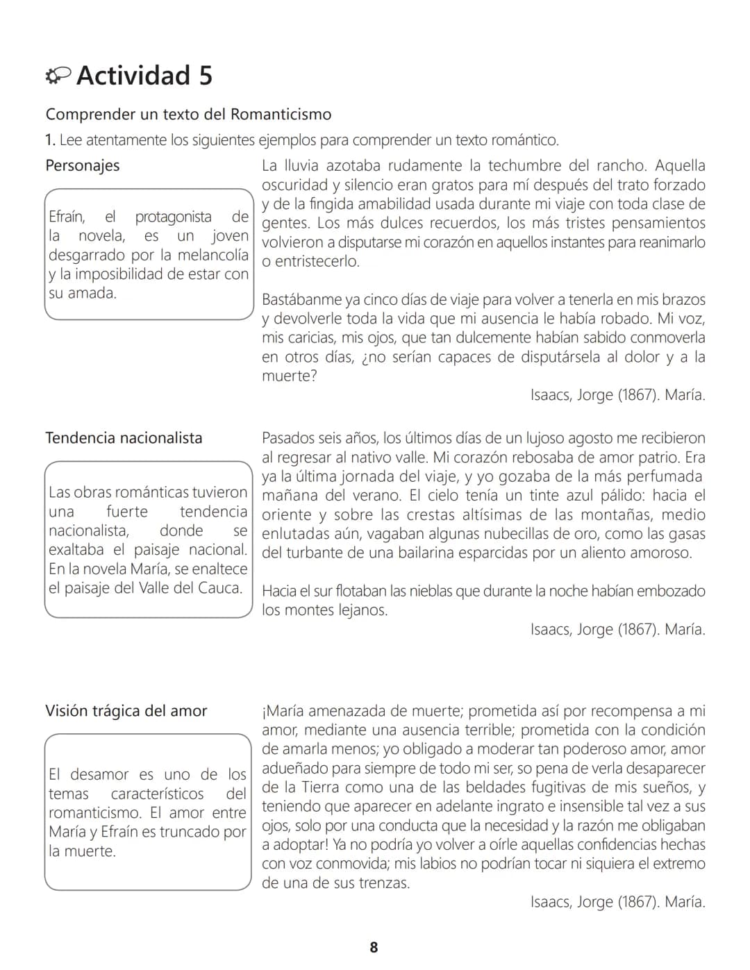 8
Grado
Lenguaje
Trabajo en clase
Introducción
Cambios de una nación
VIAJA POR COLOMBIA, CONOCE NUESTRO PAÍS POR MEDIO DE SU LITERATURA
Reco