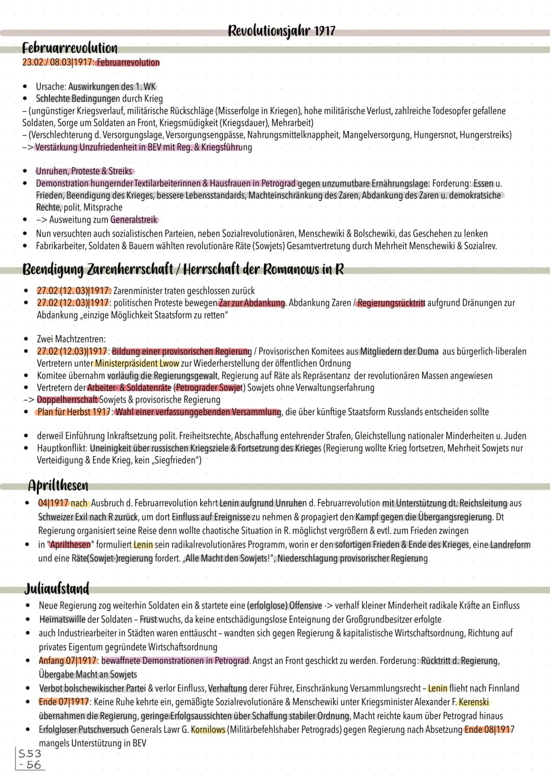 # Russische Revolution
Geschichte Leistungskurs Abitur 2025 ## Politisches System
Russische Revolution
Ausgangslage Zarenherrschaft/System