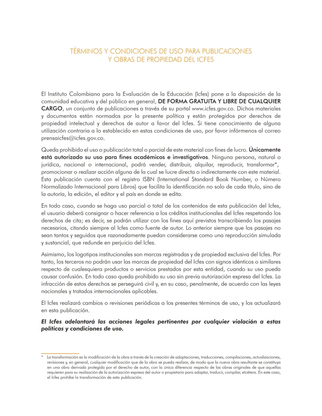 100%
MINEDUCACIÓN
GUÍA DE
ORIENTACIÓN
Saber 11.º
icfes
mejor saber
TODOS POR UN
NUEVO PAÍS
PAZ EQUIDAD EDUCACION
2017-2
5.ª edición Presiden