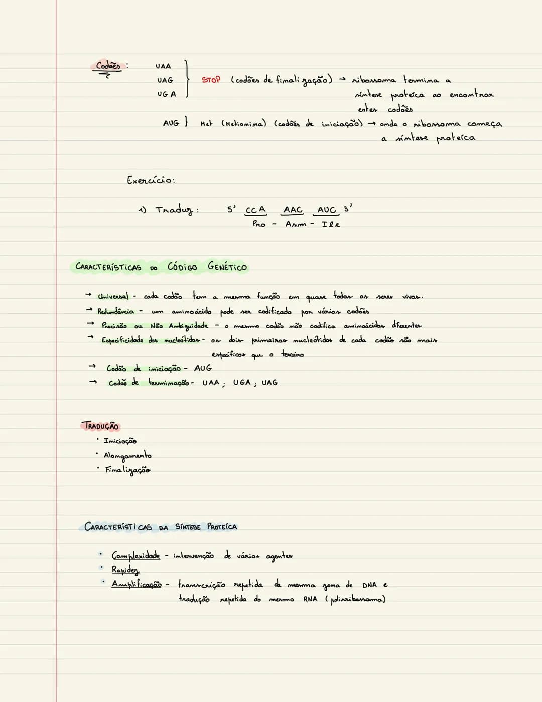 SINTESE PROTEICA
→ A célula expressa o genótipo como fenótipo através da síntese de
proteímar.
transcrição
tradução
←
DNA
mRNA
PROTEINA
Exem