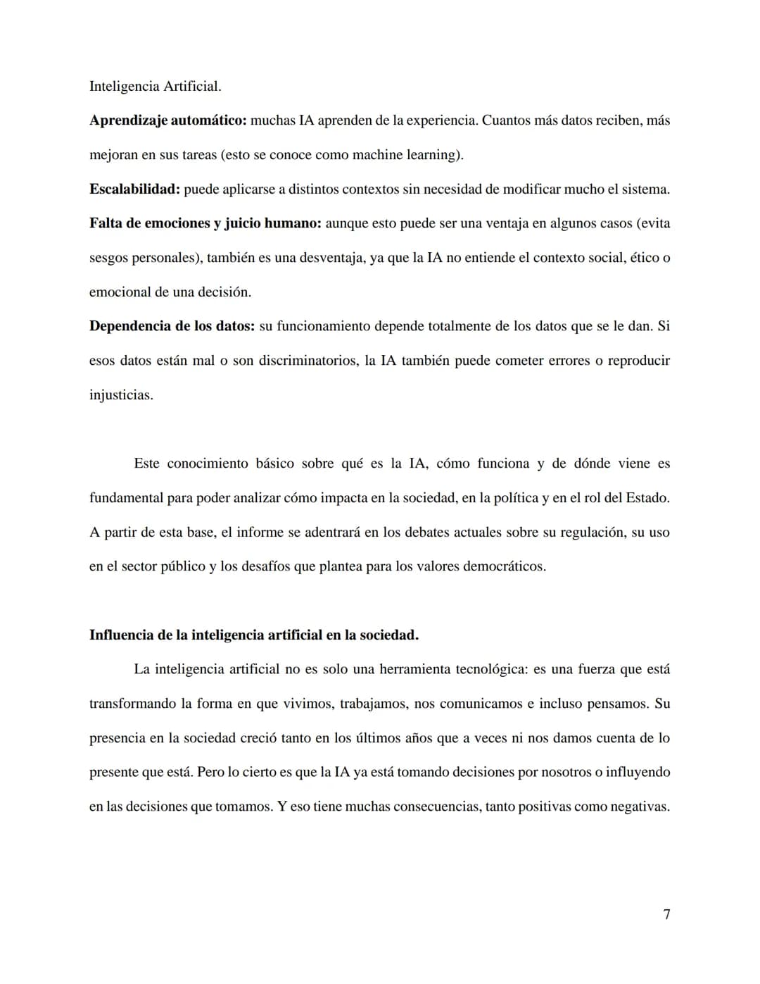 Inteligencia Artificial.
Inteligencia Artificial y Estado de Derecho.
Palacios Jazmín, Rodriguez Sofía, Torres Thomas, Rivarola Lautaro.