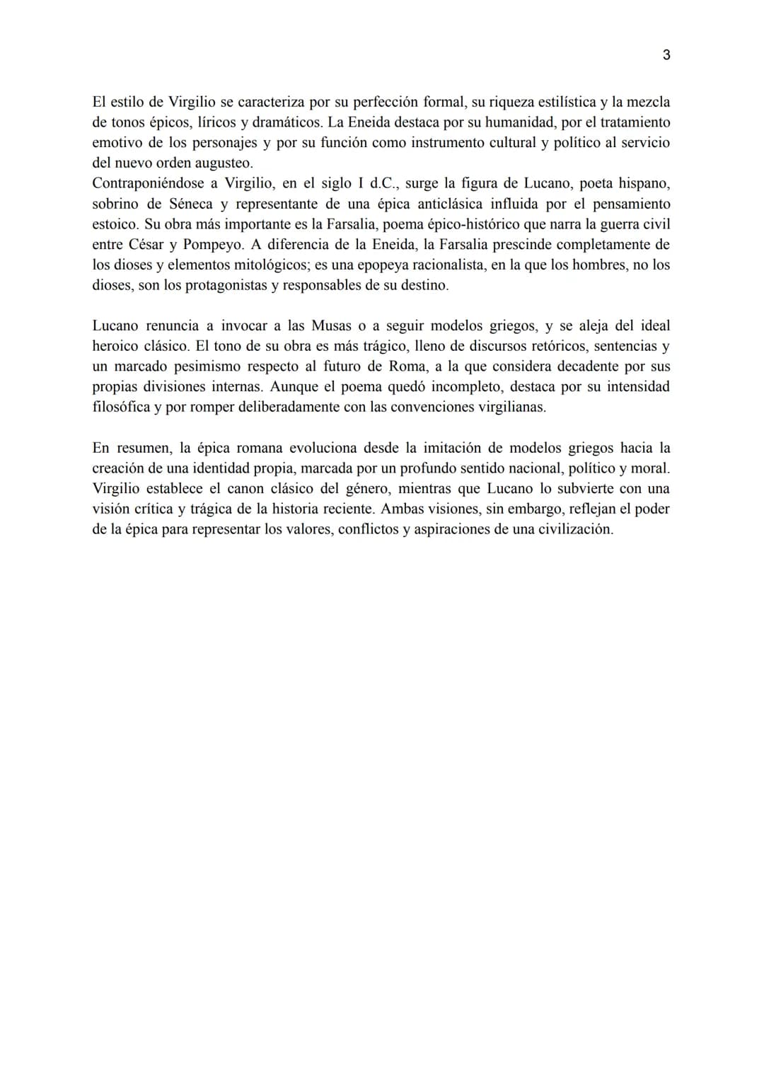 RESUMEN
LITERATURA
LATIN
2º BACH TEMA 1.
LA ÉPICA
ROMANA La épica es un género literario de carácter narrativo y poético que relata hazañas