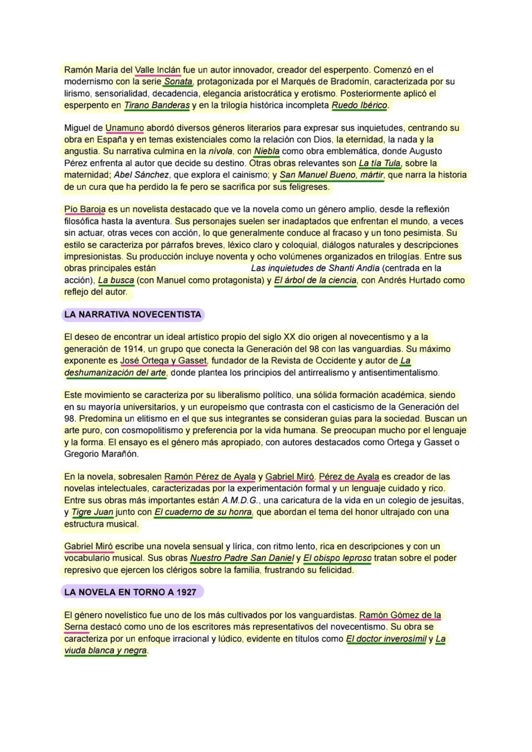 ## LA NOVELA
FINALES DEL SIGLO XIX HASTA 1939
A comienzos del siglo XX, se produce una reacción contra el realismo y el naturalismo del sigl