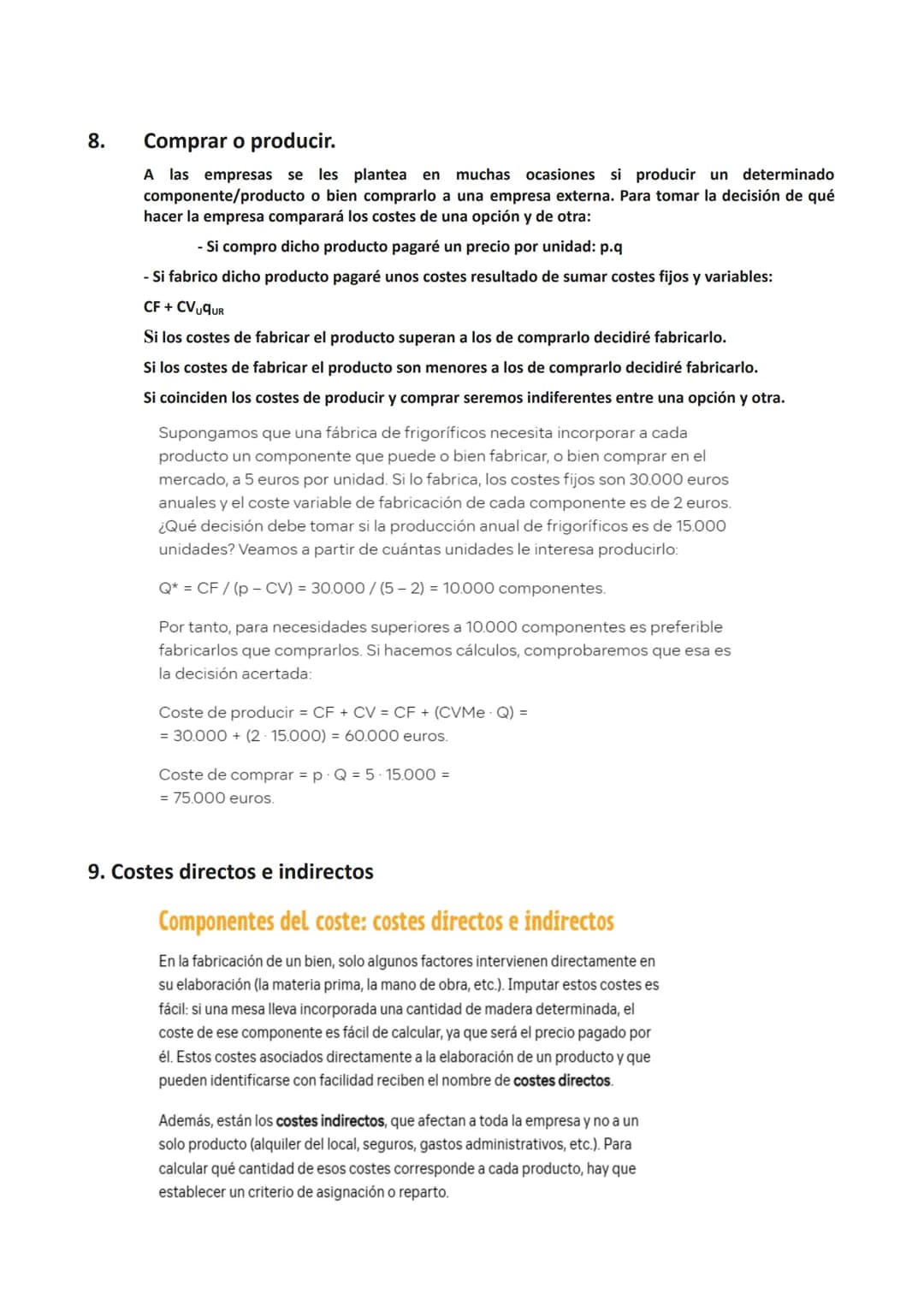 1. Qué es producir:
Tema 4. La función productiva
Producir consiste en crear valor o utilidad en los bienes o servicios que se ofrecen, para
