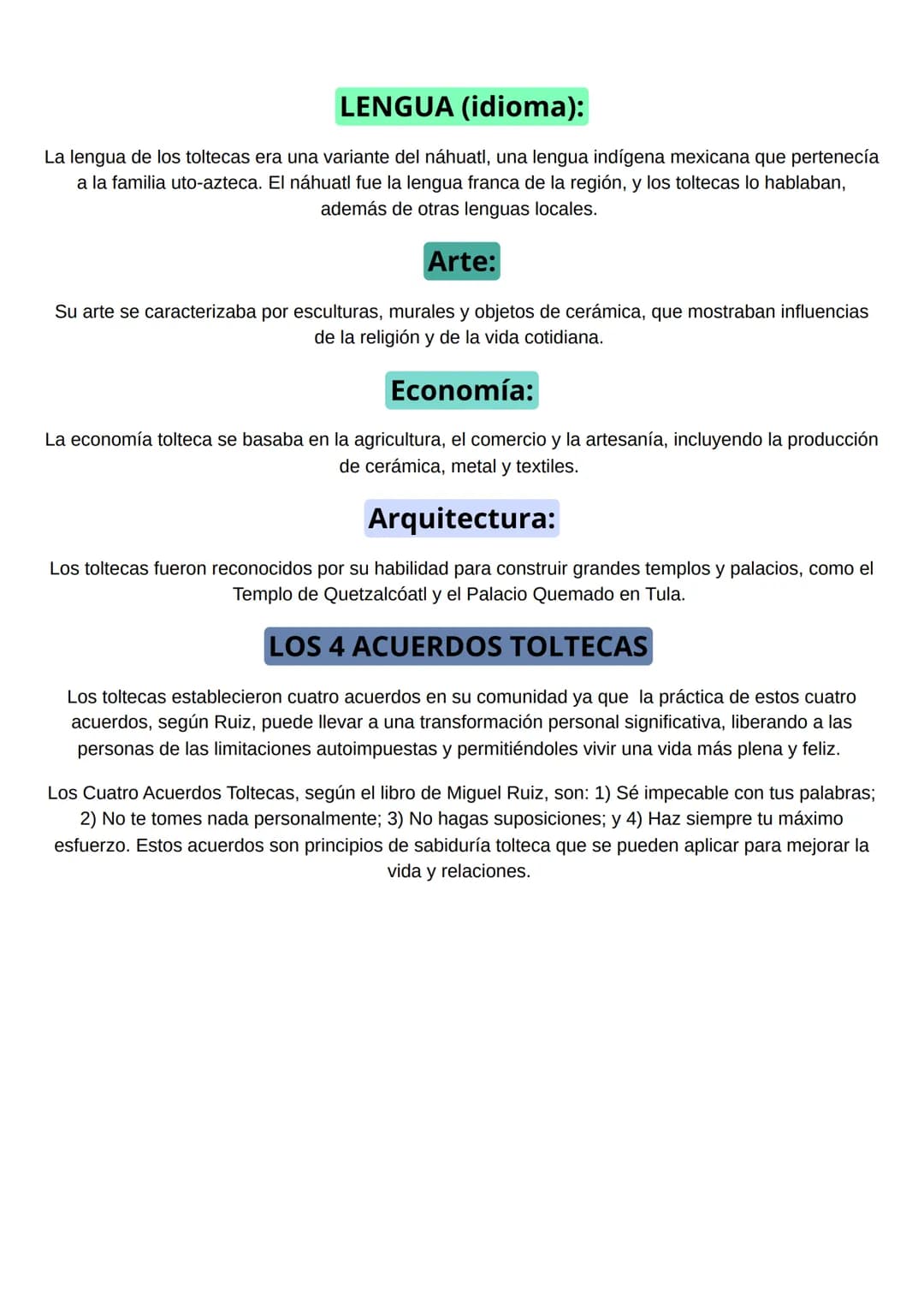 # ESTUDIO DE GEOGRAFÍA.
# Cultura TOLTECA
La cultura tolteca fue una civilización precolombina mesoamericana que floreció entre los siglos