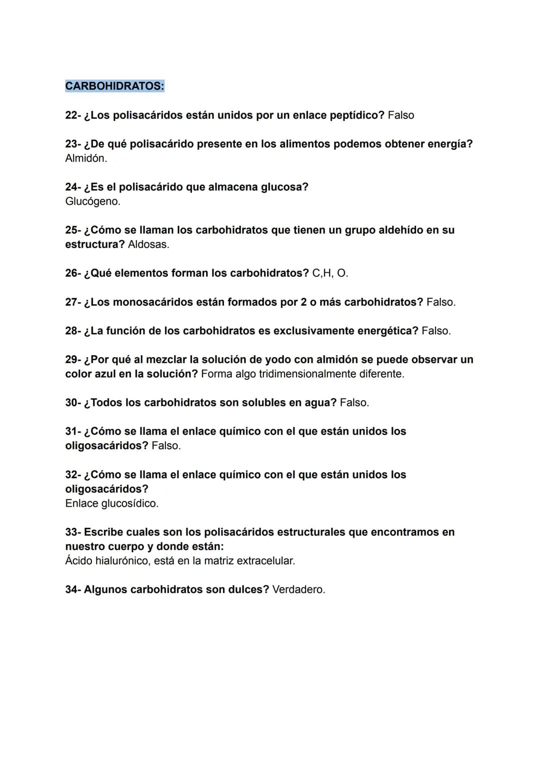 GUÍA PARA ORDINARIO DE
FUNDAMENTOS DE BIOQUÍMICA
ÁTOMOS:
1- Un enlace covalente es aquel en donde....
Se comparten pares de electrones, se t