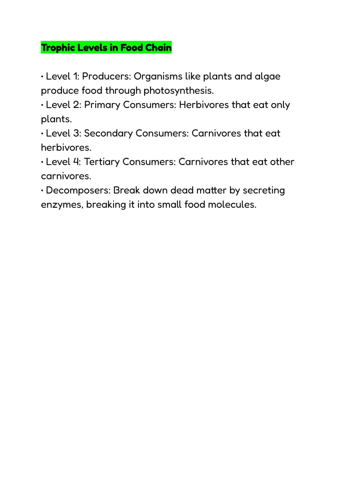 Ecology-
Combined science trilogy- B7
Ecosystems and Interdependence in Species
IMPORTANT DEFINITION- ecosystem - a community of
living orga