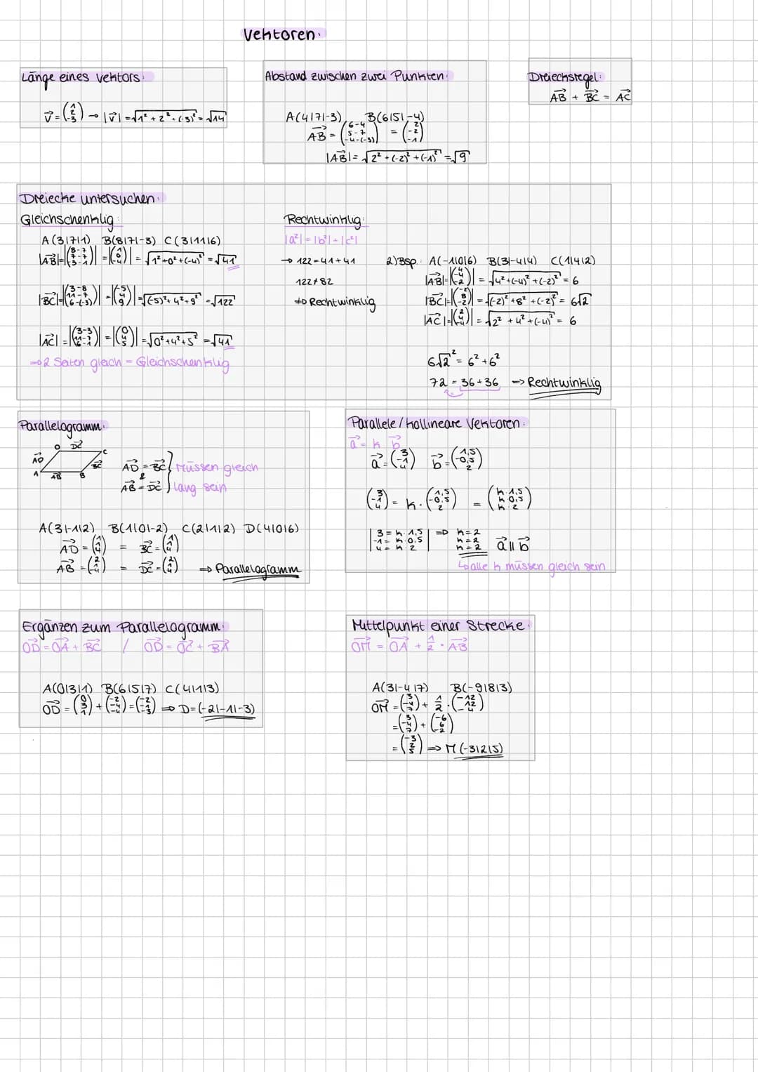 Lernzettel ZK 2025
Tangenten- und Normalengleichung.
Tangentengleichung
y=mx+b
f(x)=x³+2x²+4x-5 P(1|2)
1) f(1)=1+2+4-5
=2
2) f'(x)=3x²+4x+4
