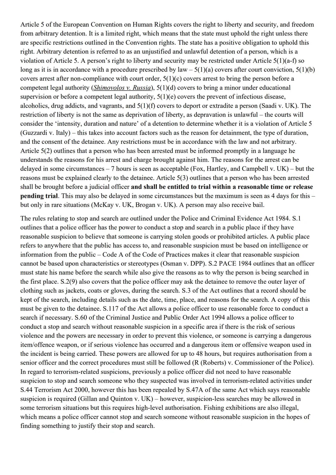 # Human Rights Fact Sheet
# Human Rights Act 1998
* UK law before the Human Rights Act 1998
* Magna Carta 1215 – laid foundation for hu