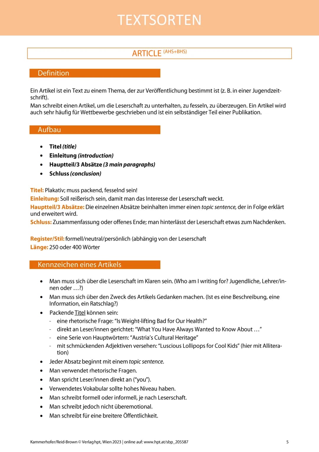 # TEXTSORTEN
## ESSAY (AHS)
### Definition
Ein Essay präsentiert den Standpunkt des Schreibers/der Schreiberin zu einem bestimmten Thema.