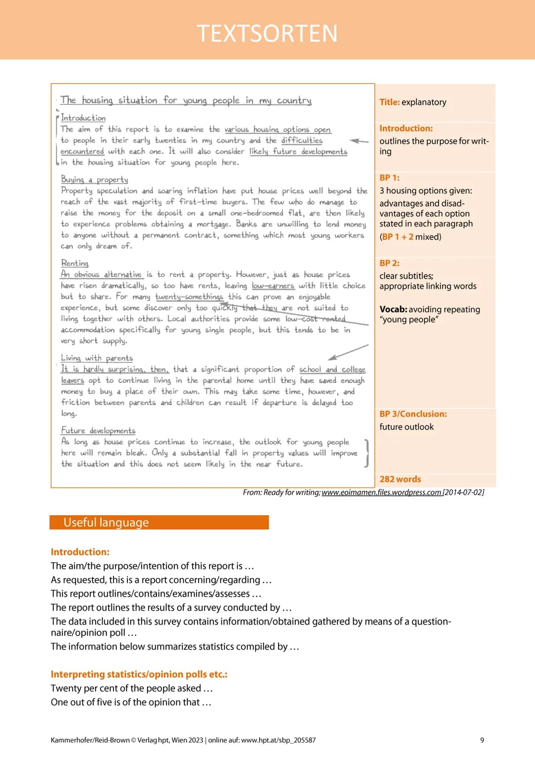 # TEXTSORTEN
## ESSAY (AHS)
### Definition
Ein Essay präsentiert den Standpunkt des Schreibers/der Schreiberin zu einem bestimmten Thema.