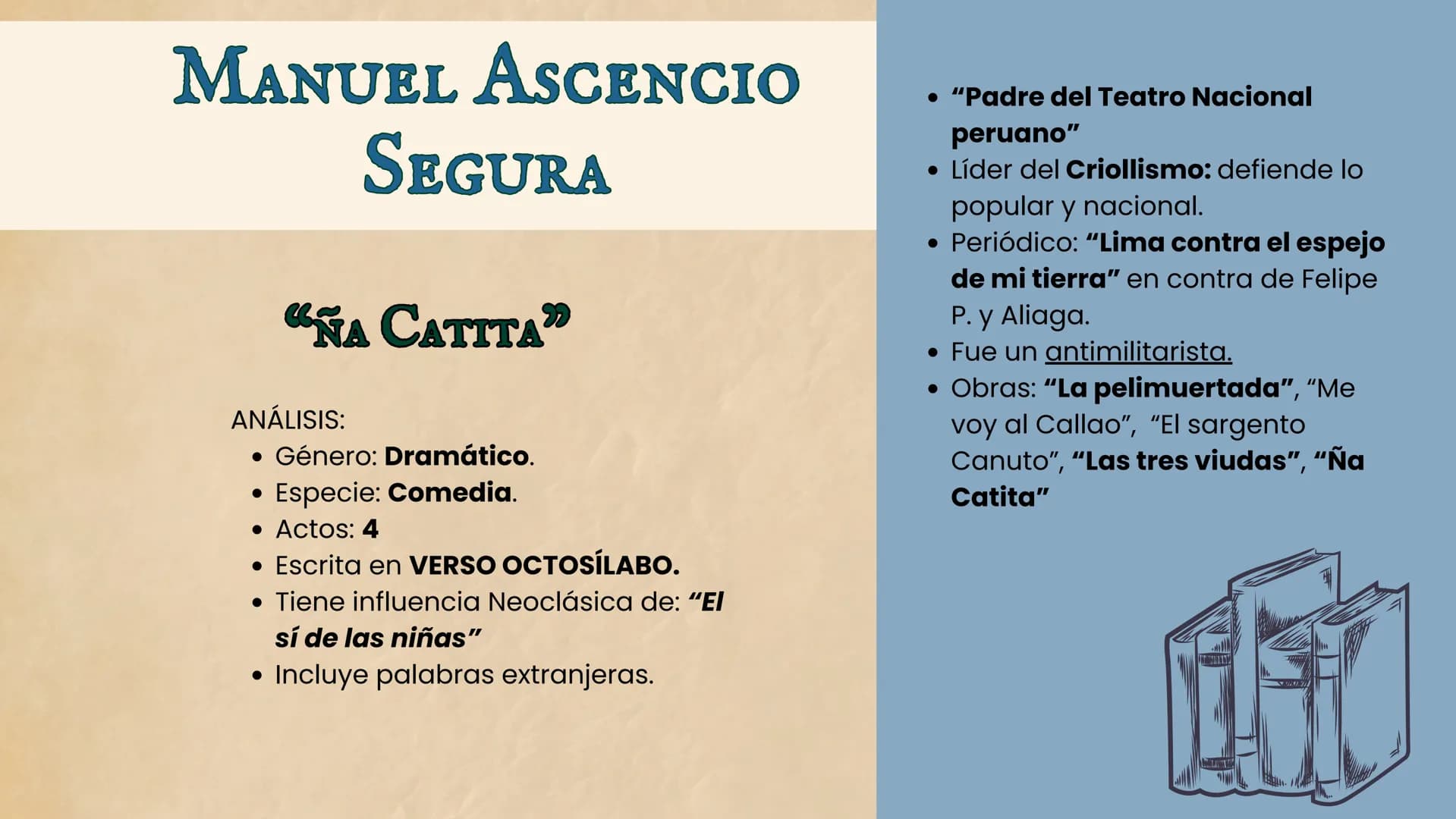 laciano fita presenta
# Literatura
de la
# República CO-RO-RE
COSTUMBRISMO
• Hacen crítica a las
costumbrea para
corregirlas.
• Influencia