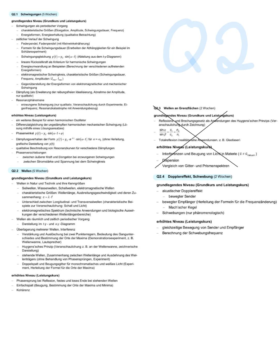 # Physik Abitur 2025
Q1, Q2, Q3 LK Abiturklasse Q1.1 Elektrisches Feld (7 Wochen)
grundlegendes Niveau (Grundkurs und Leistungskurs)
Feldbe