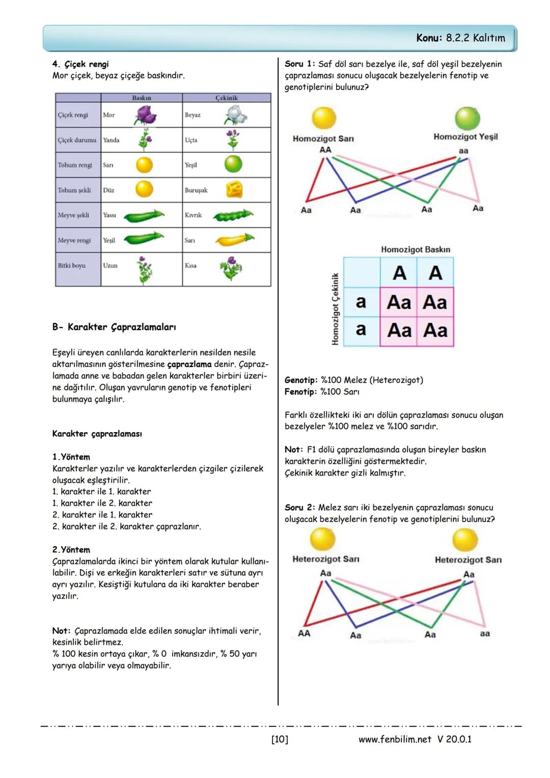 # 8.Sınıf Fen Bilimleri Ders Notları
Barış ZEREN
Fen Bilimleri Öğretmeni
www.fenbilim.net V 20.0.1 # 1.Ünite: Mevsimler ve İklim
**Konu: