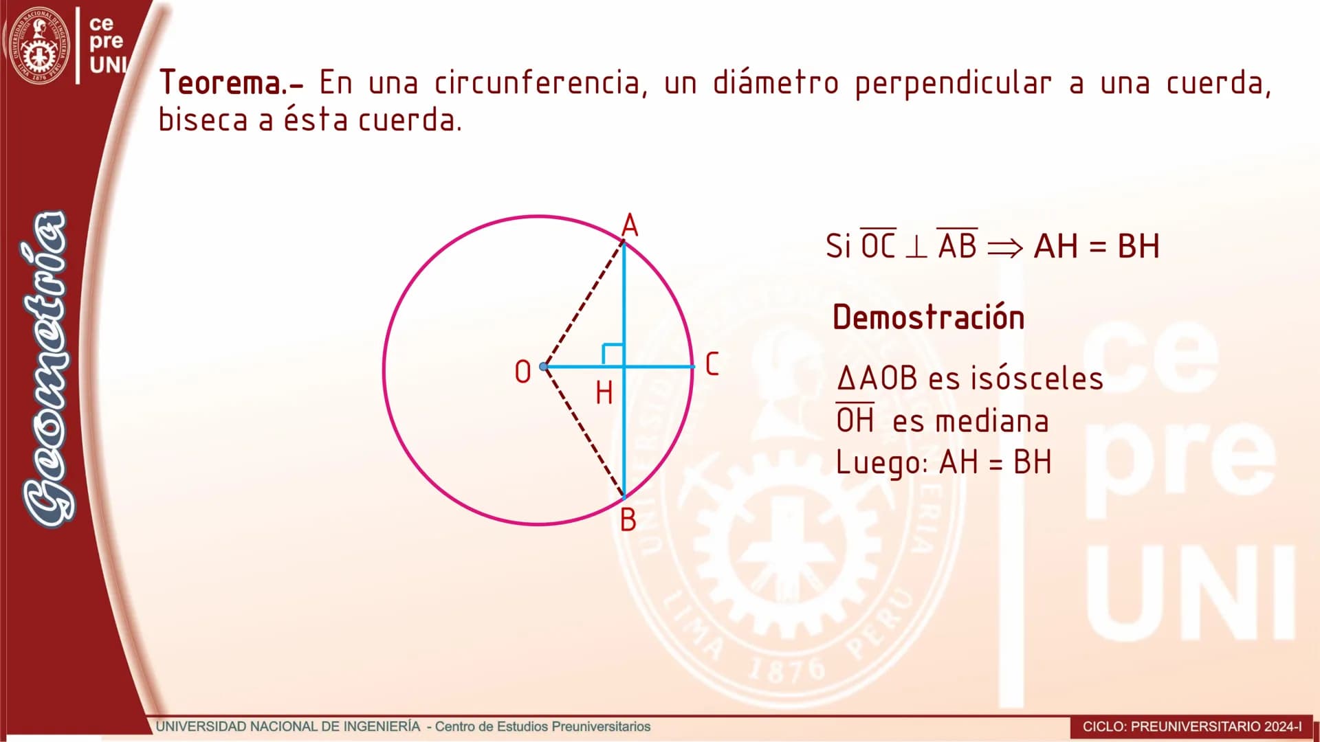 # Definición
Circunferencia
Una circunferencia es el conjunto de todos los puntos de un plano que
equidistan de otro punto fijo de dicho p