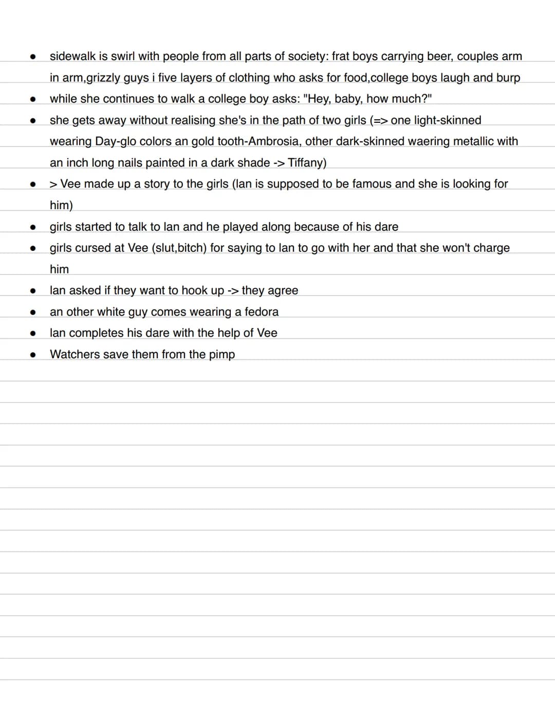 Nerve - Jeanne Ryan (detailed summery)
prologue
- Abigail is followed by Watchers
- she leaves her house -> seeks freedom
- drives away with