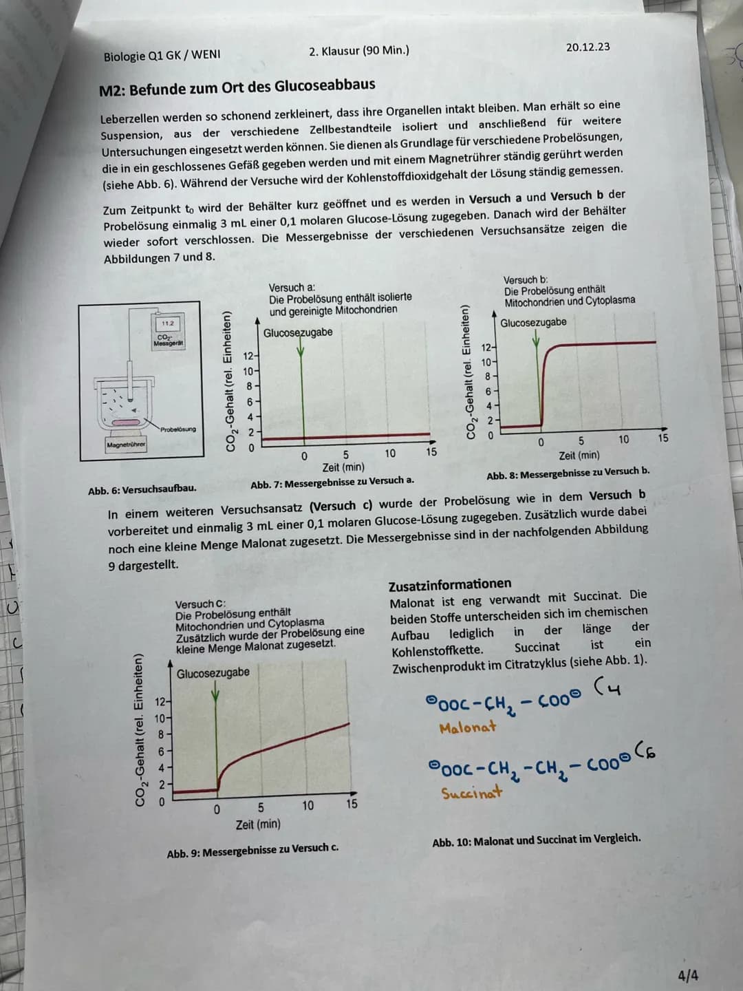 --- OCR Start ---
it
ト
at
+
Biologie Q1 GK/WENI
2. Klausur (90 Min.)
Nachschreibeklausur für
Mia Wiehl
08.01
20.12.23
Aufgabe 1: Rattengift