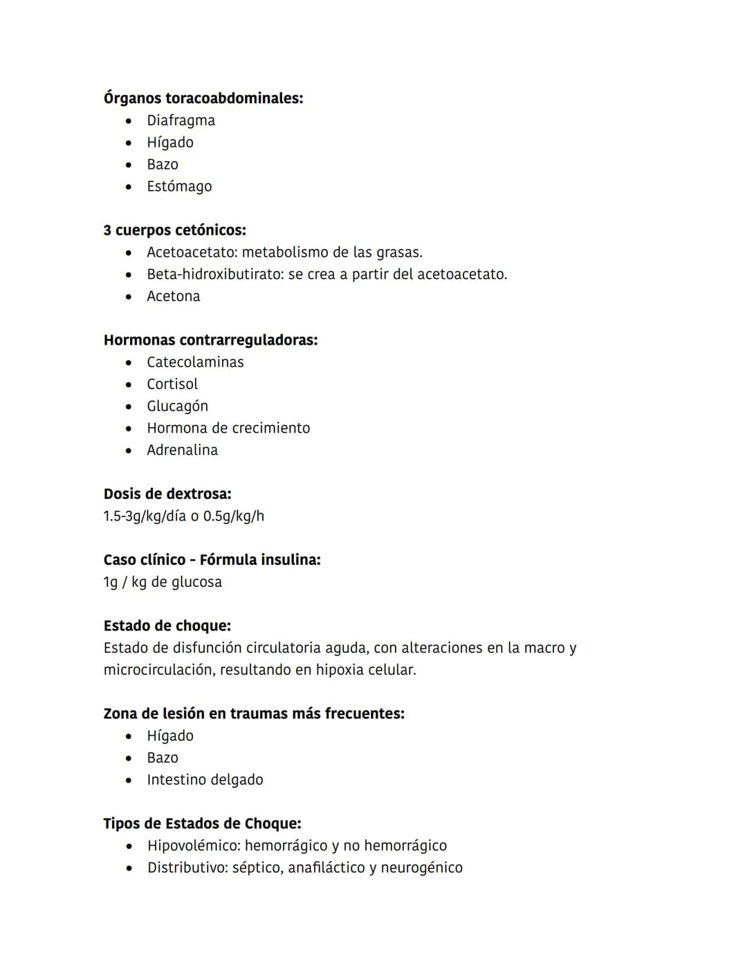 5H
* Hipovolemia
* Hipotermia
* Hidrogeniones(acidosis)
* Hipoxia
* Hipo/hiperkalemia
5T
* Taponamiento cardiaco
* Trombosis coronaria (i