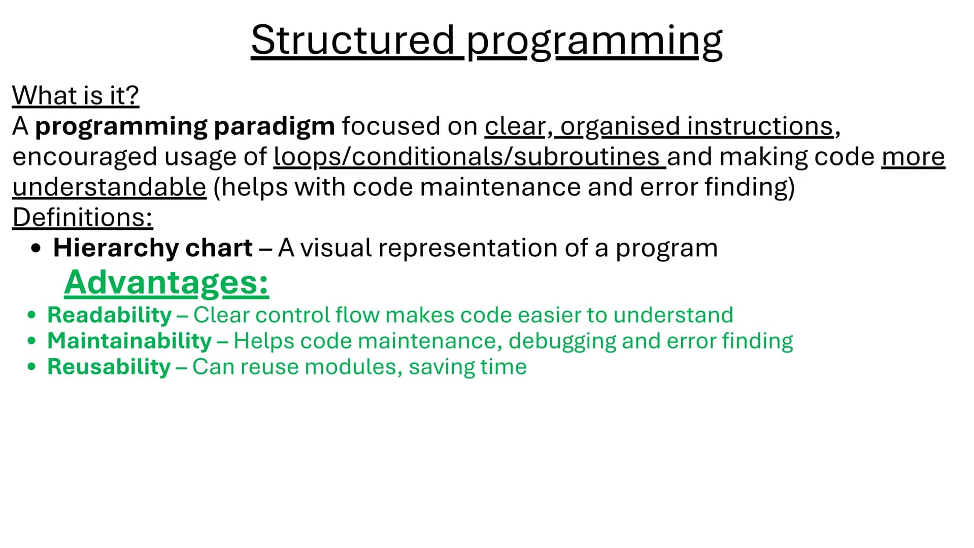 # Paper 1 Com Science
John Joyce 1. <u>Programming Check List</u> Identifiers
What are they?
Meaningful names given to variables (e.g - Age