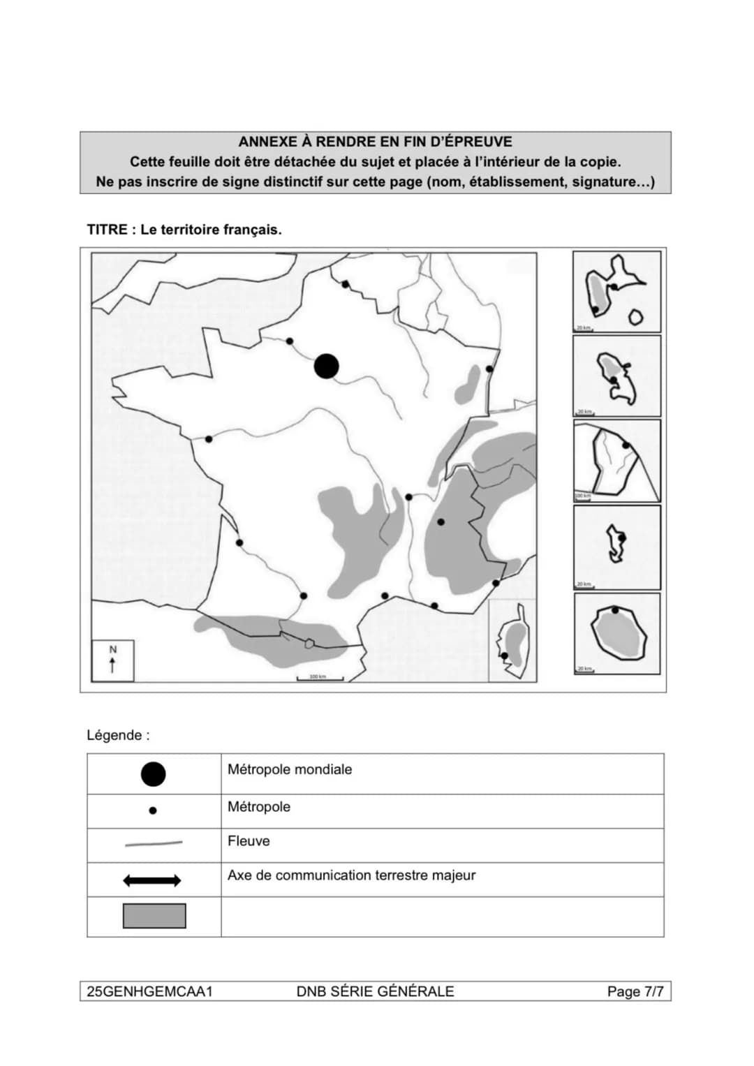 DIPLÔME NATIONAL DU BREVET
SESSION 2025
HISTOIRE-GÉOGRAPHIE
ENSEIGNEMENT MORAL ET CIVIQUE
Série générale
Durée de l'épreuve: 2 h 00
50 point