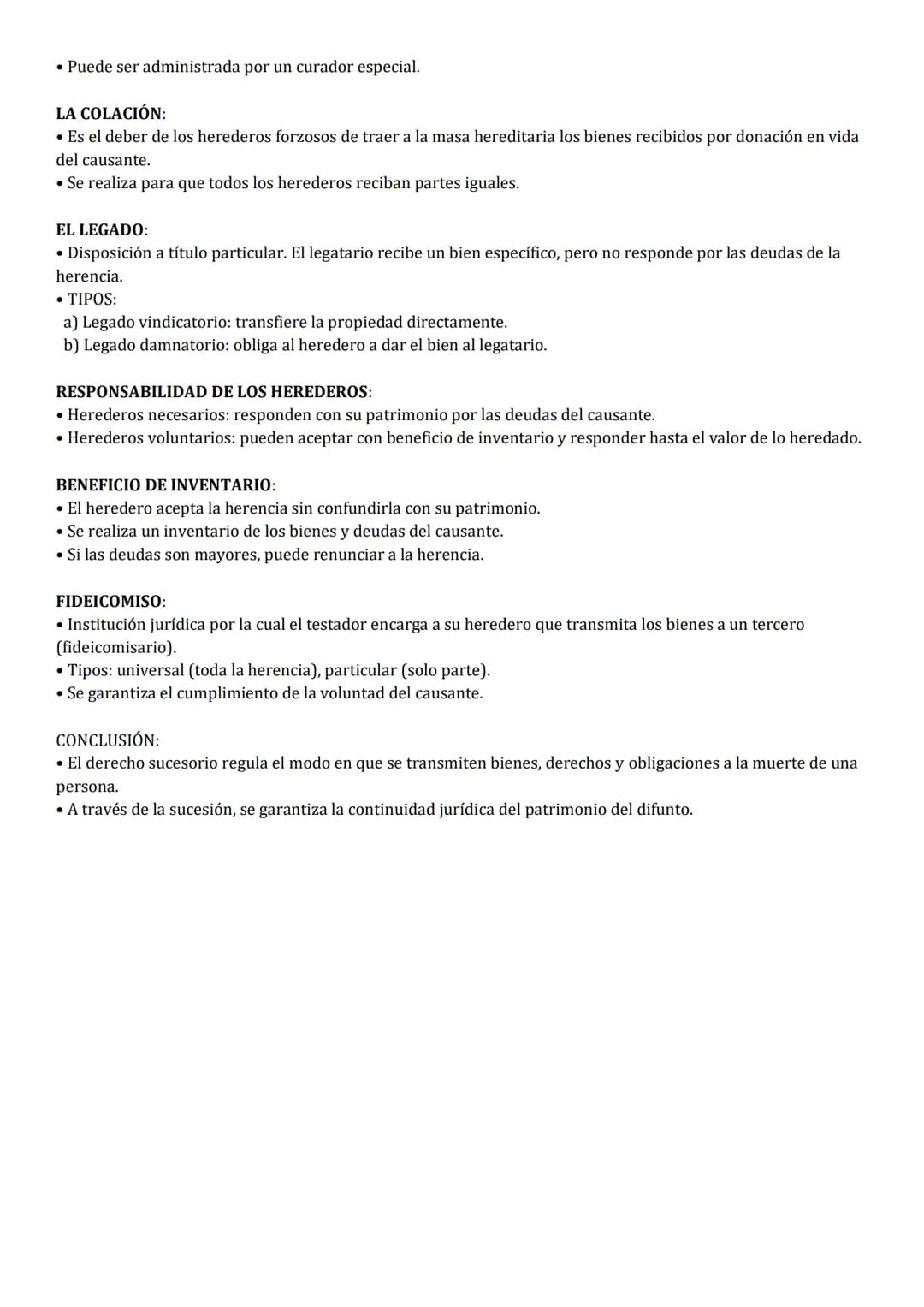 DERECHO SUCESORIO EN ROMA
El Derecho Sucesorio en Roma fue una institución jurídica fundamental, destinada a garantizar la transmisión
orden