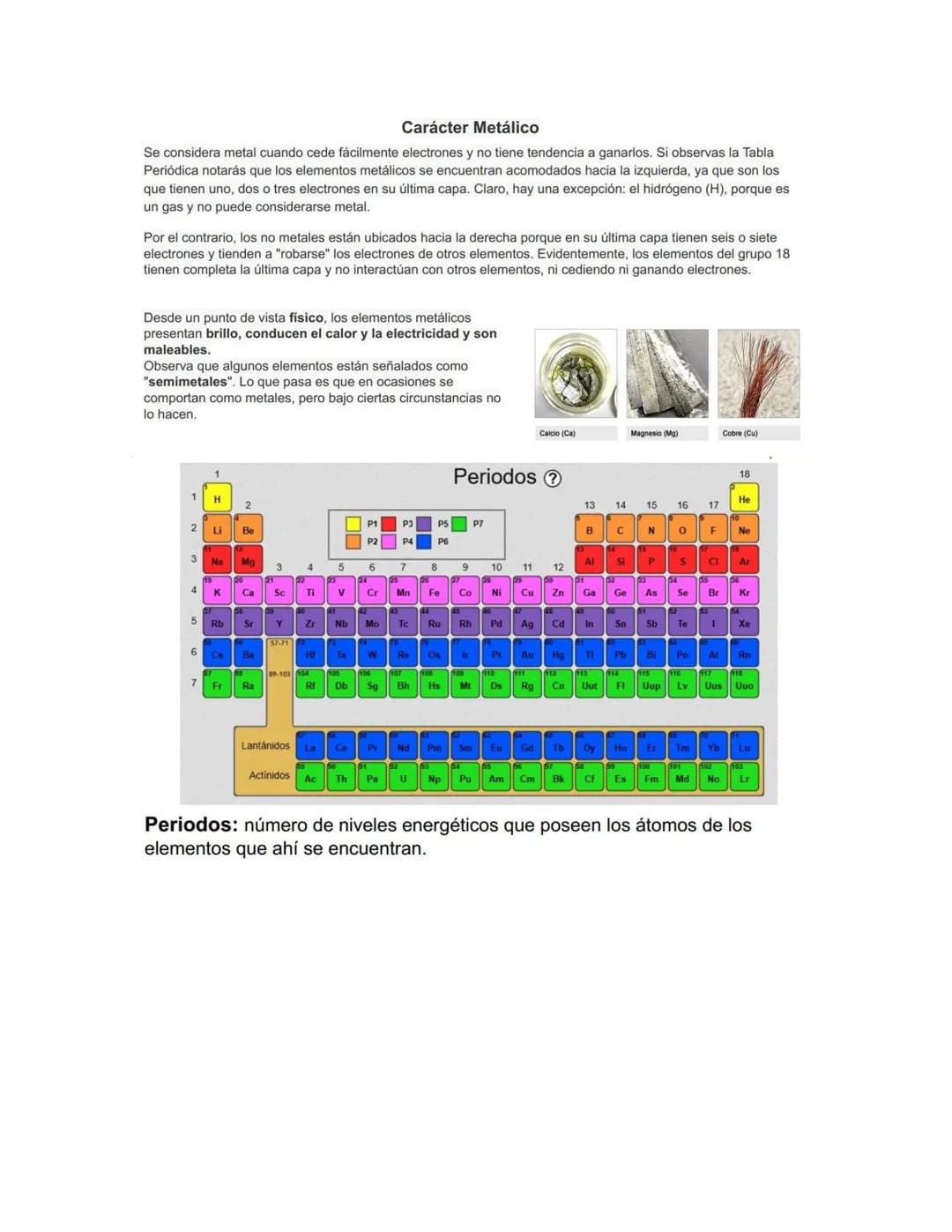 EDUCACIÓN Dirección General de Educación Tecnológica
Agropecuaria y Ciencias del Mar
Número Atómico
Lantánidos
Actinidos
TI
15
Número atómic