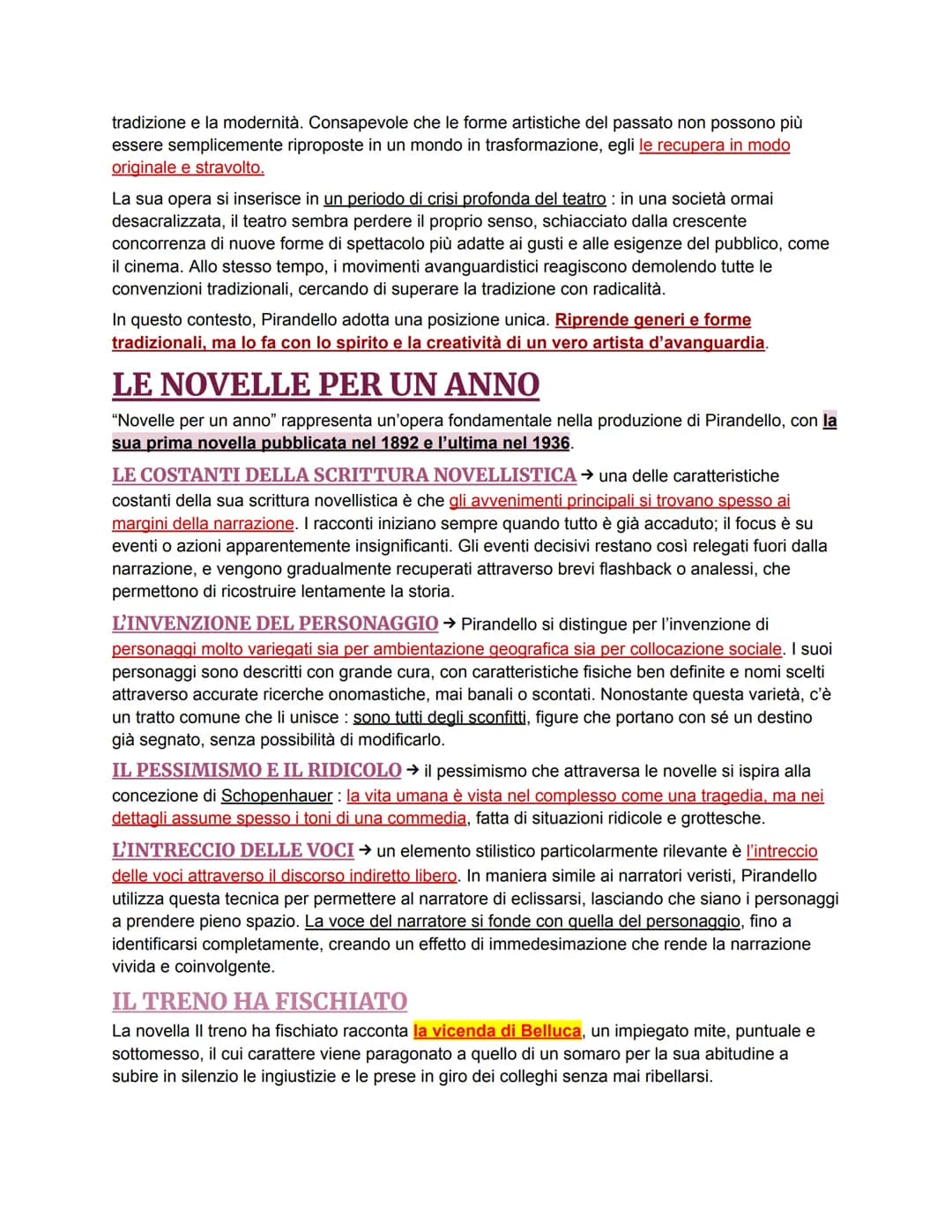 ## LUIGI PIRANDELLO (1867-1936)
Pirandello nasce nel 1867 nelle campagne vicino ad Agrigento, in Sicilia, in una famiglia di
origini borghe