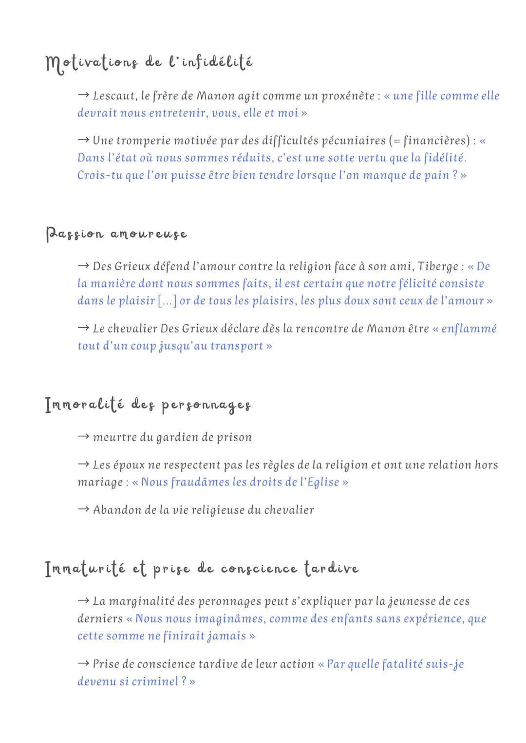 Dissertation
MANON LESCAUT DE L'ABBE PREVOST
arguments et citations
@paul_4523
Introduction
<< Le héros est un fripon et l'héroïne une catio