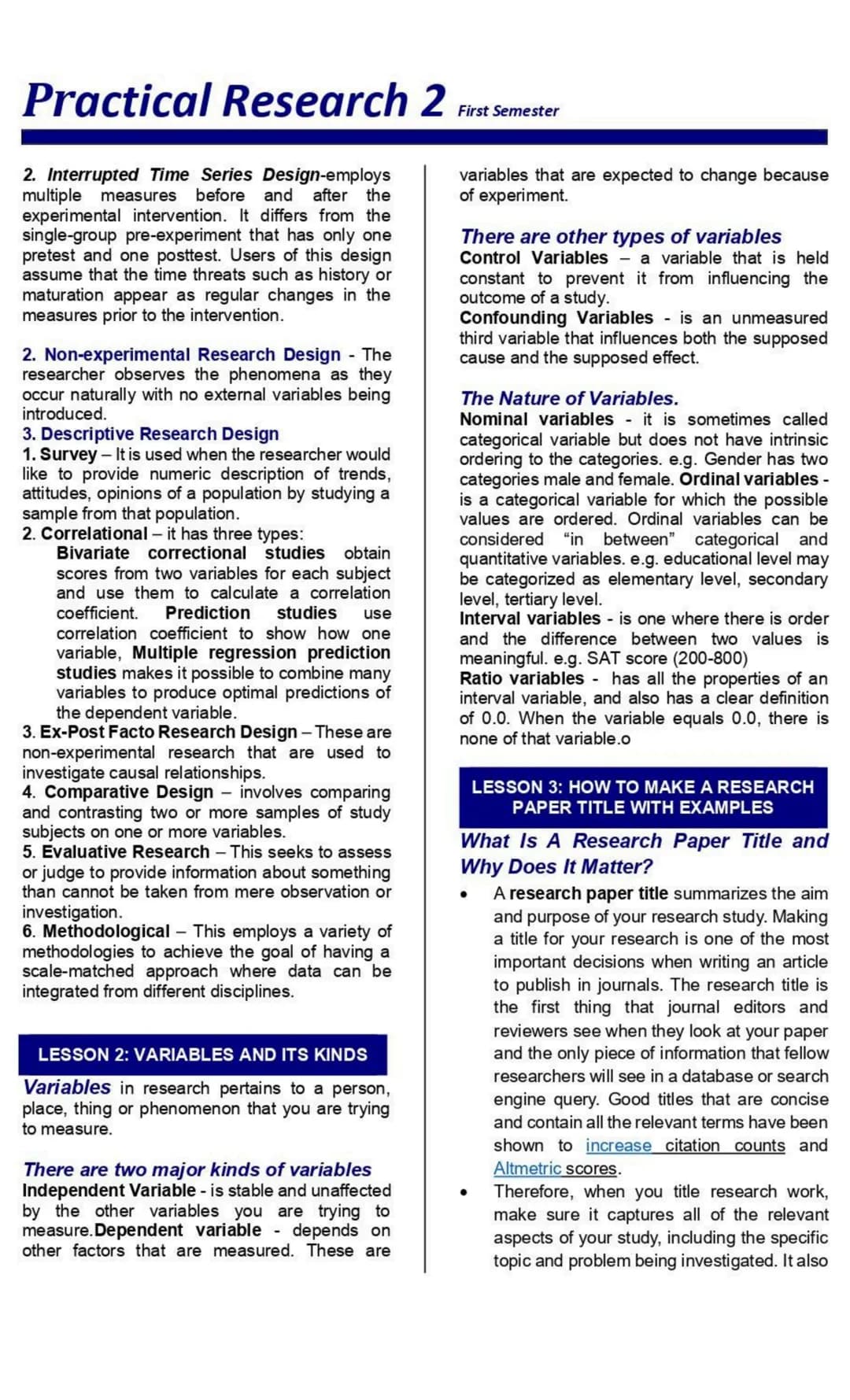 Practical Research 2
First Semester
LESSON 1: QUANTITATIVE RESEARCH
Characteristics of Quantitative
Research
We know well that by knowing th