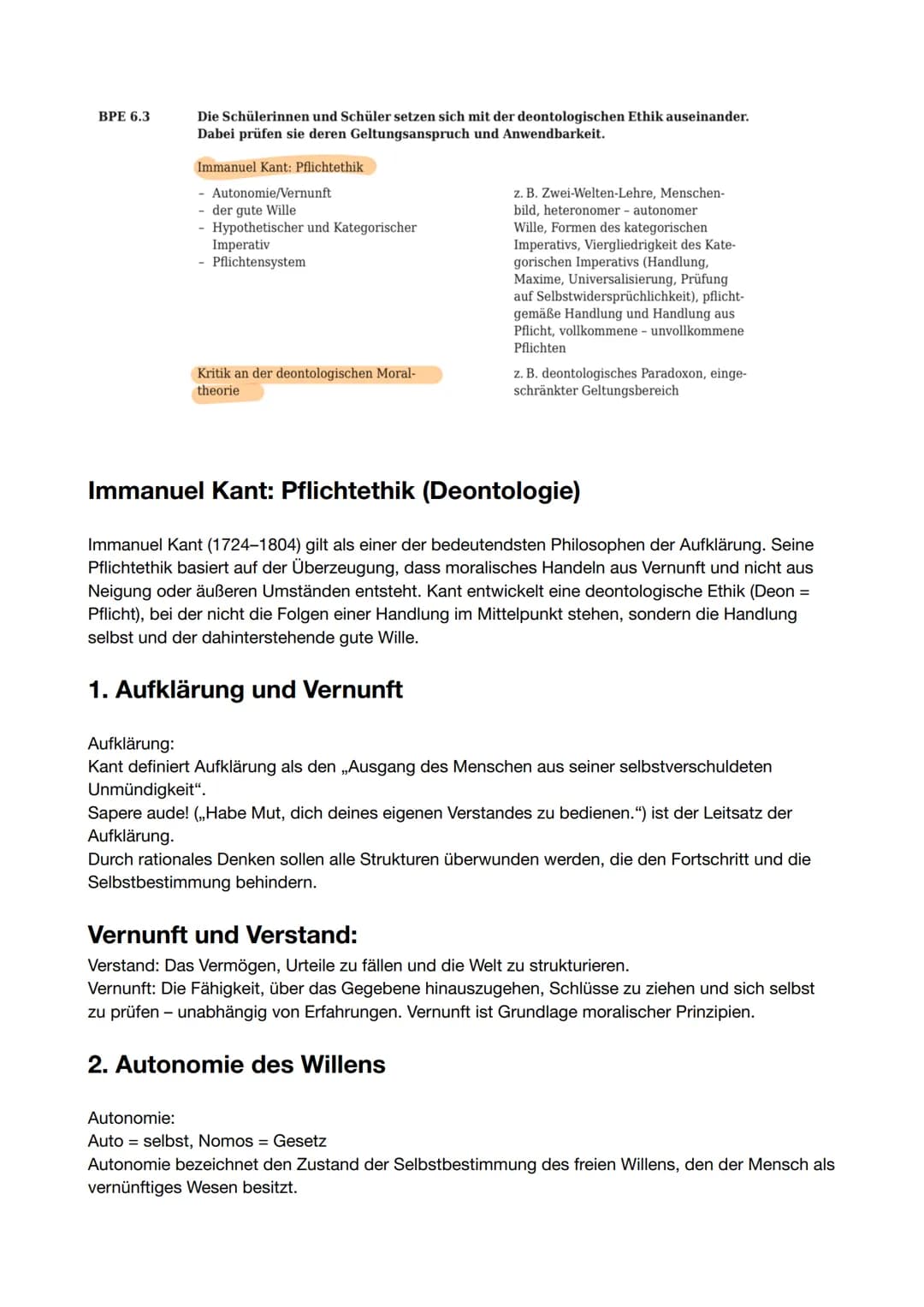 BPE 6
Moralbegründung und Moralkritik
25
Die Schülerinnen und Schüler setzen sich mit grundlegenden Aspekten eines gelungenen Lebens unter
e