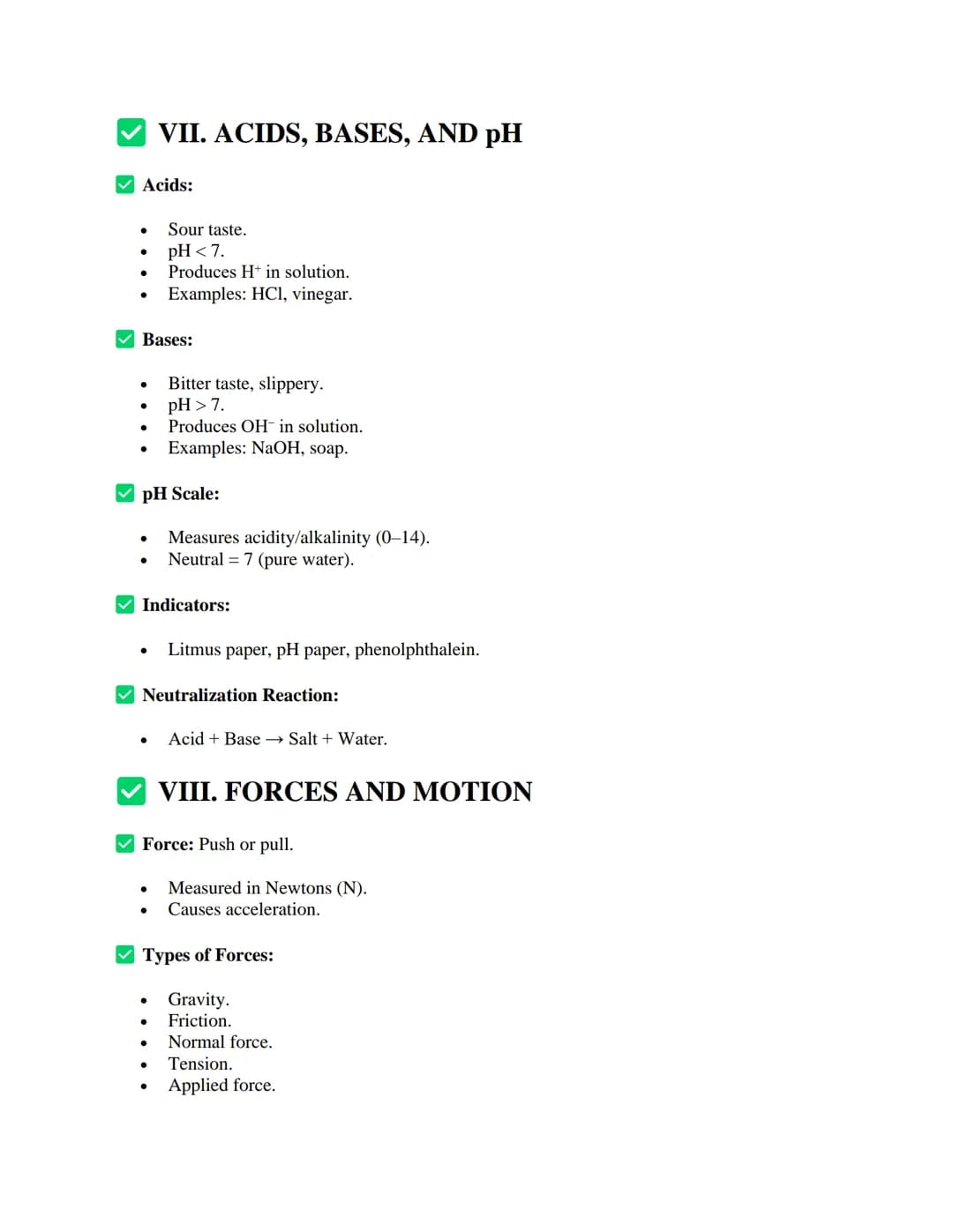 PHYSICAL SCIENCE NOTES
I. INTRODUCTION TO PHYSICAL SCIENCE
Definition:
Physical Science is the study of non-living systems, covering the fun