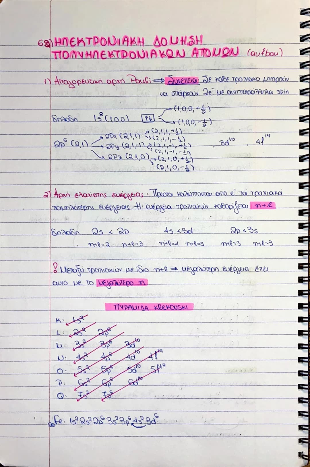 ΚΕΦ. 6° (σε Τεύχος σελ 203-205.)
IONTA: Fe<sup>+2</sup> Fe<sup>+3</sup>
προτονία
P<sup>+</sup>
TYPHNAS
ΥΛΗ
ΜΟΡΙΑ
↓
μουοατομικά τιχ. Η
ΑΤΟΜΑ
