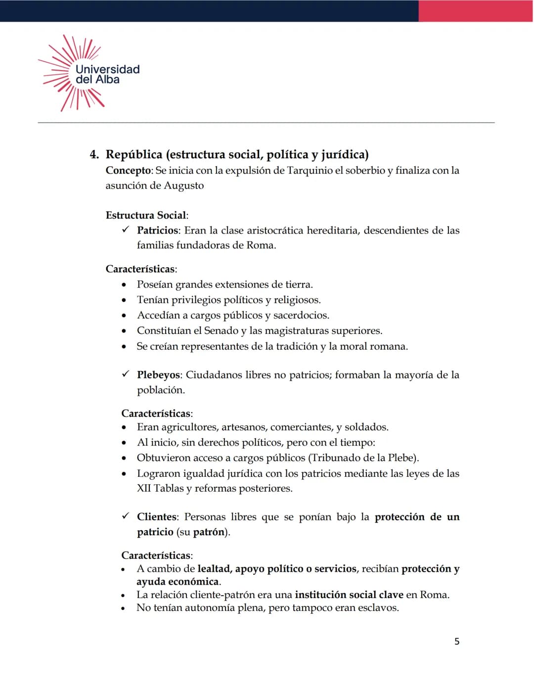 Universidad
del Alba
TEMARIO DE EXAMEN
DERECHO ROMANO
1. Definición de Derecho Romano
Conjunto de normas jurídicas que rigieron a la socieda