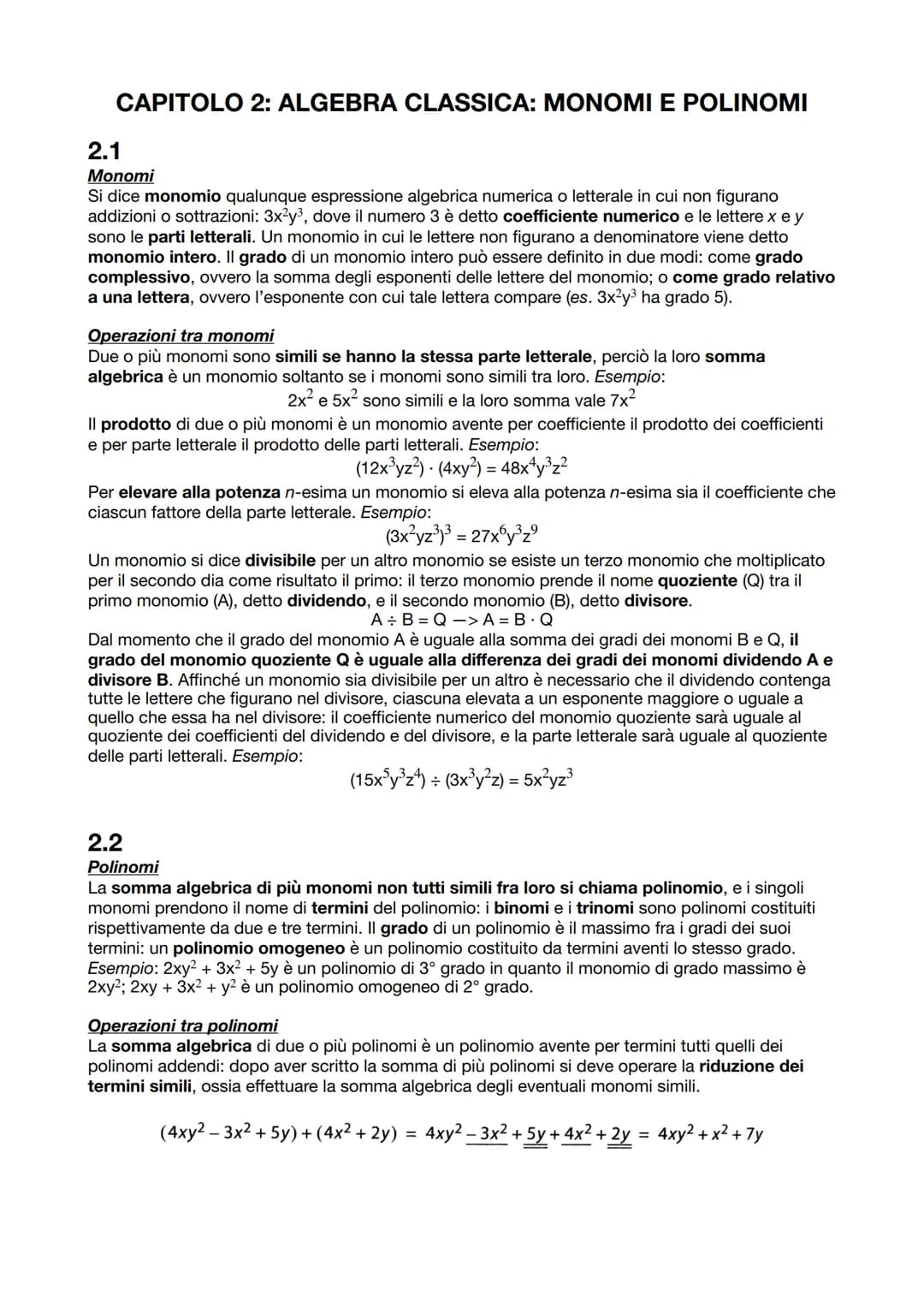 ## MATEMATICA CAPITOLO 1: INSIEMI, NUMERI E OPERAZIONI
1.1
Insiemi
Un insieme è una collezione di oggetti distinti, detti membri o elementi