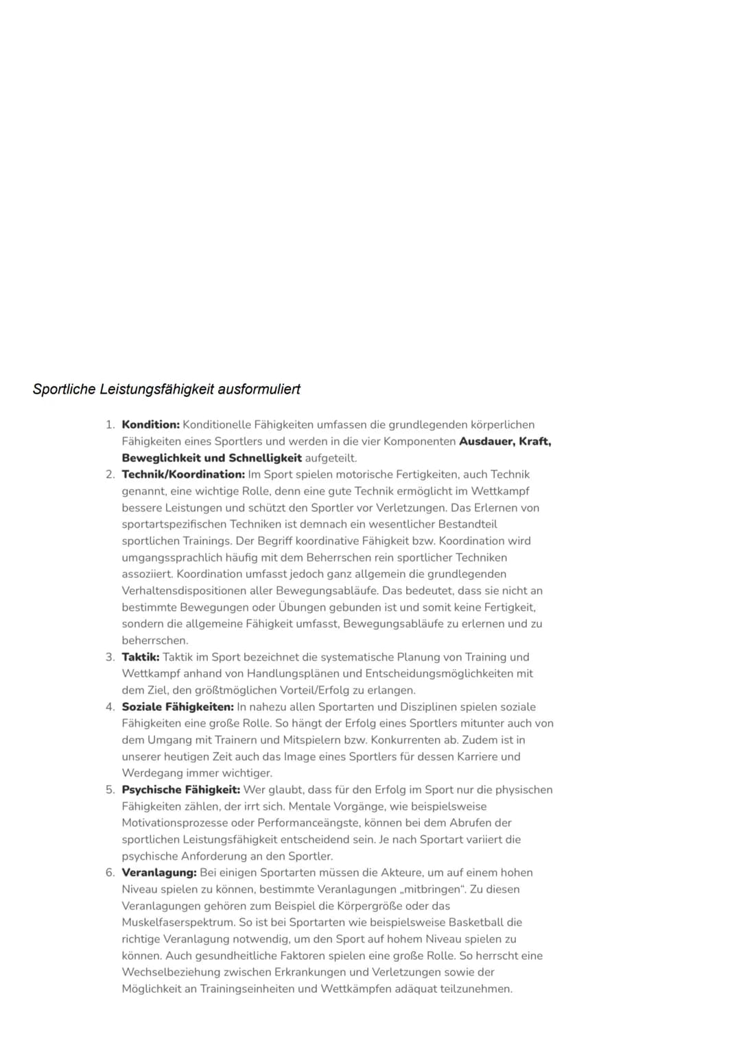 Q1.1. Kondition
Motorische Grundeigenschaften
Kondition (konditionelle Fähigkeiten
Motorische
Ausdauer
Kraft
Beweglichkeit
Schnelligkeit
=en