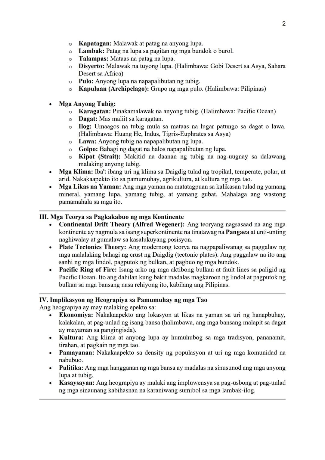 --- OCR Start ---
1
COMPENDIUM OF NOTES
ARALING PANLIPUNAN GRADE 8
"ANG ASYA AT DAIGDIG"
Batay sa Revised K to 12 Curriculum
UNANG MARKAHAN
