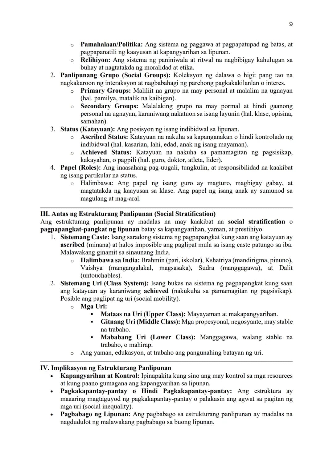 --- OCR Start ---
1
COMPENDIUM OF NOTES
ARALING PANLIPUNAN GRADE 8
"ANG ASYA AT DAIGDIG"
Batay sa Revised K to 12 Curriculum
UNANG MARKAHAN