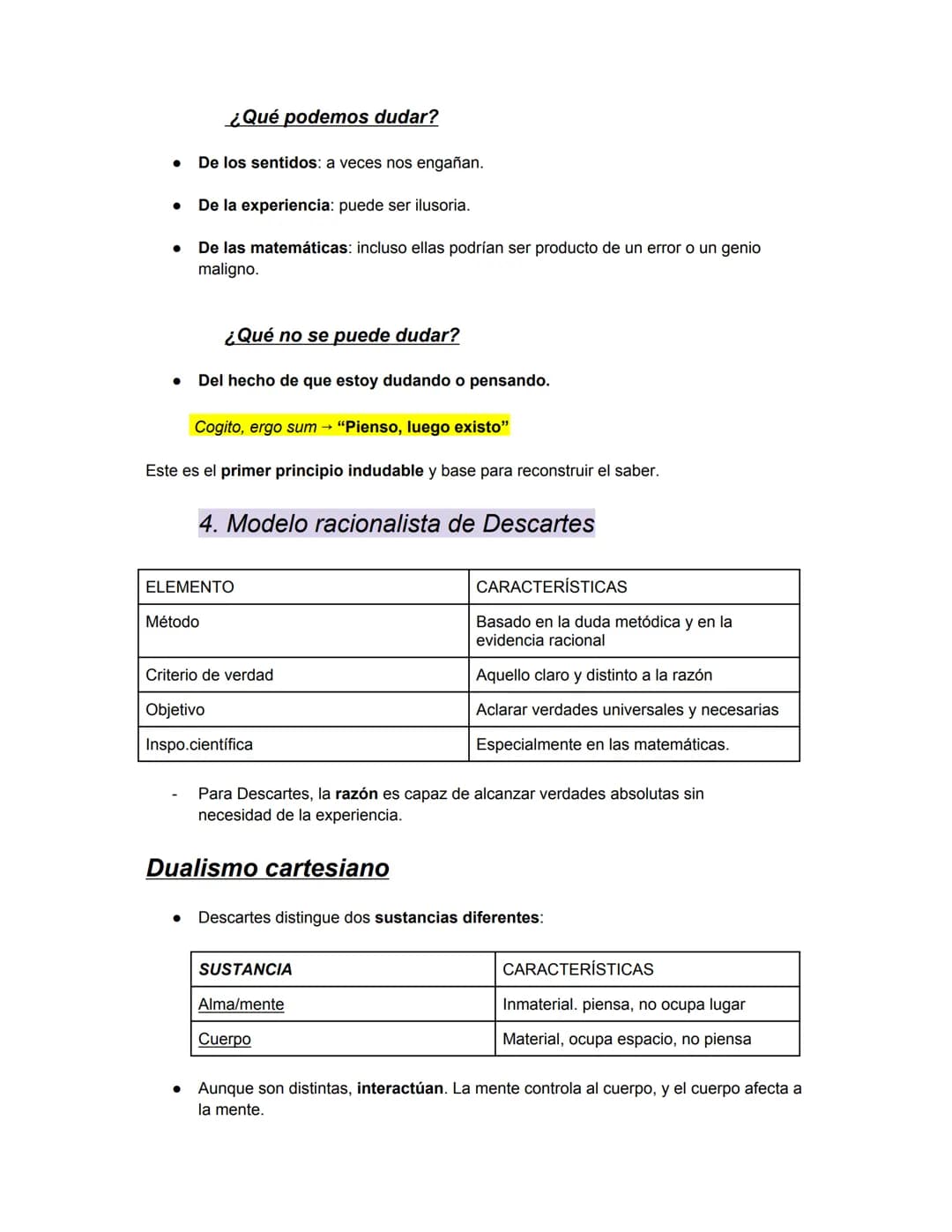 El racionalismo de René Descartes
El racionalismo de Descartes surgió en un momento de profundos cambios culturales y
científicos en Europa,