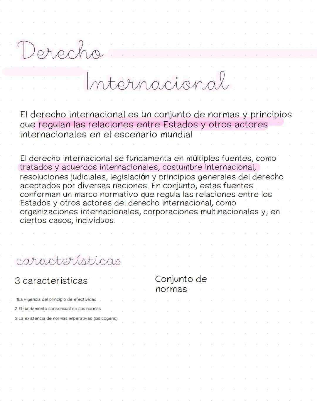 DERECHO
INTERNACIONAL
PÚBLICO
Martes clase GLOSARIO
Derecho internacional: publico, privado, humanitario
Derecho de integración
Diferencias