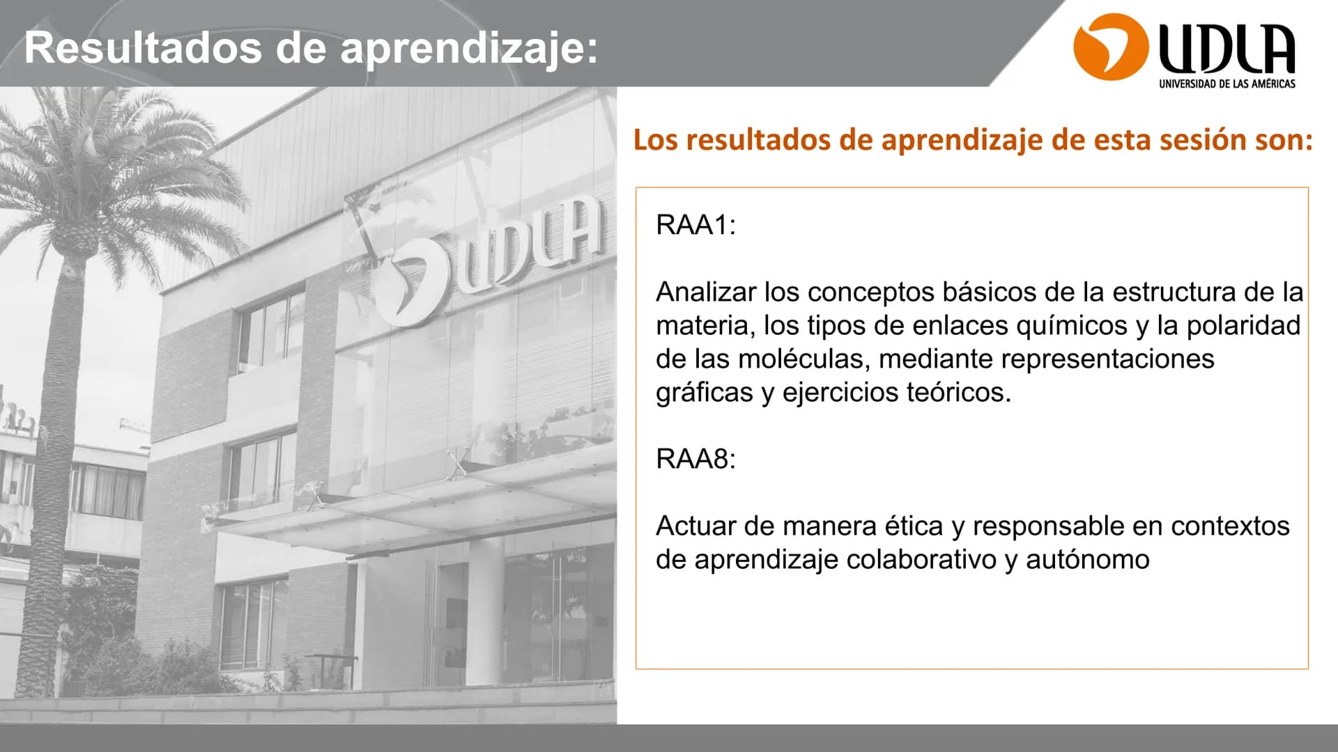 Clase 1
Propiedades de la materia
UDLA
UNIVERSIDAD DE LAS AMERICAS
Fundamentos de Química y Bioquímica para el Área de la Salud
CQU203
2025-