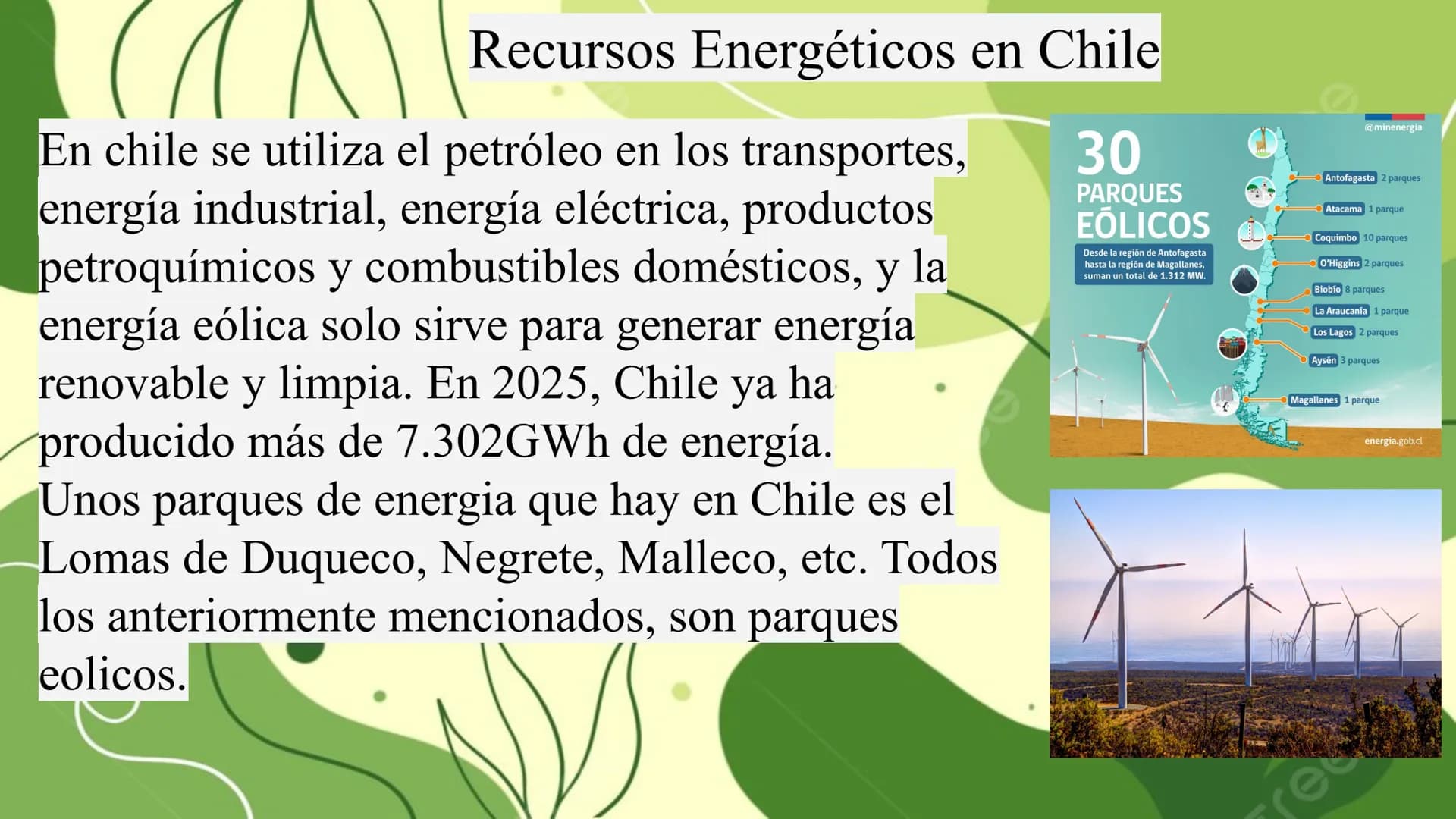 # Recursos energéticos ## Introducción
En esta presentación hablaremos de los
recursos energéticos, las renovables y las no
renovables dond