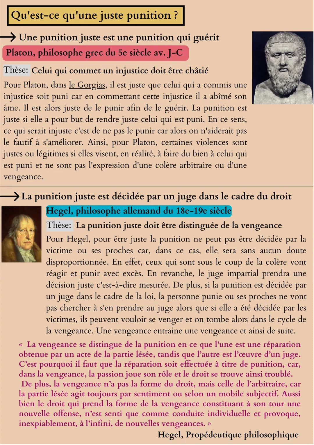 La justice
Définitions importantes :
Au sens moral, la justice est une vertu ou une valeur morale,
consistant à donner à chacun ce qu'il mér
