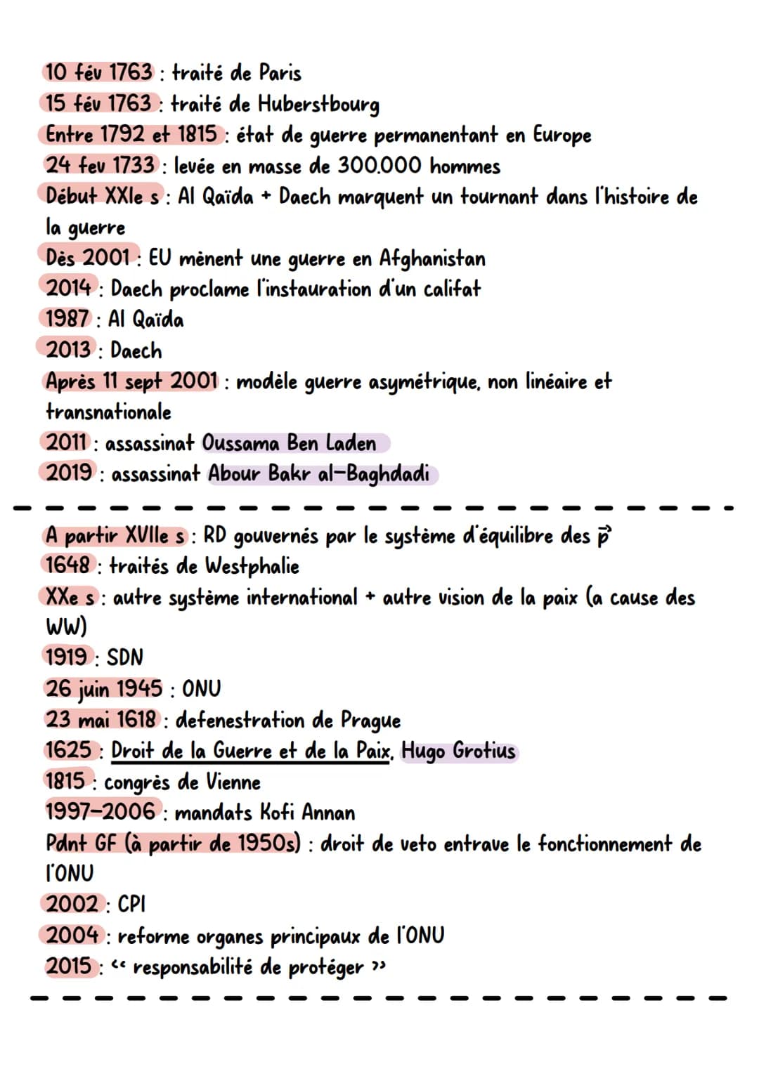dates THEME2
XXes: conflits nb et meurtriers
Jusqu'au XXe s: guerre interétatique norme
Début XXles: Vingtaines de guerres à travers le mond