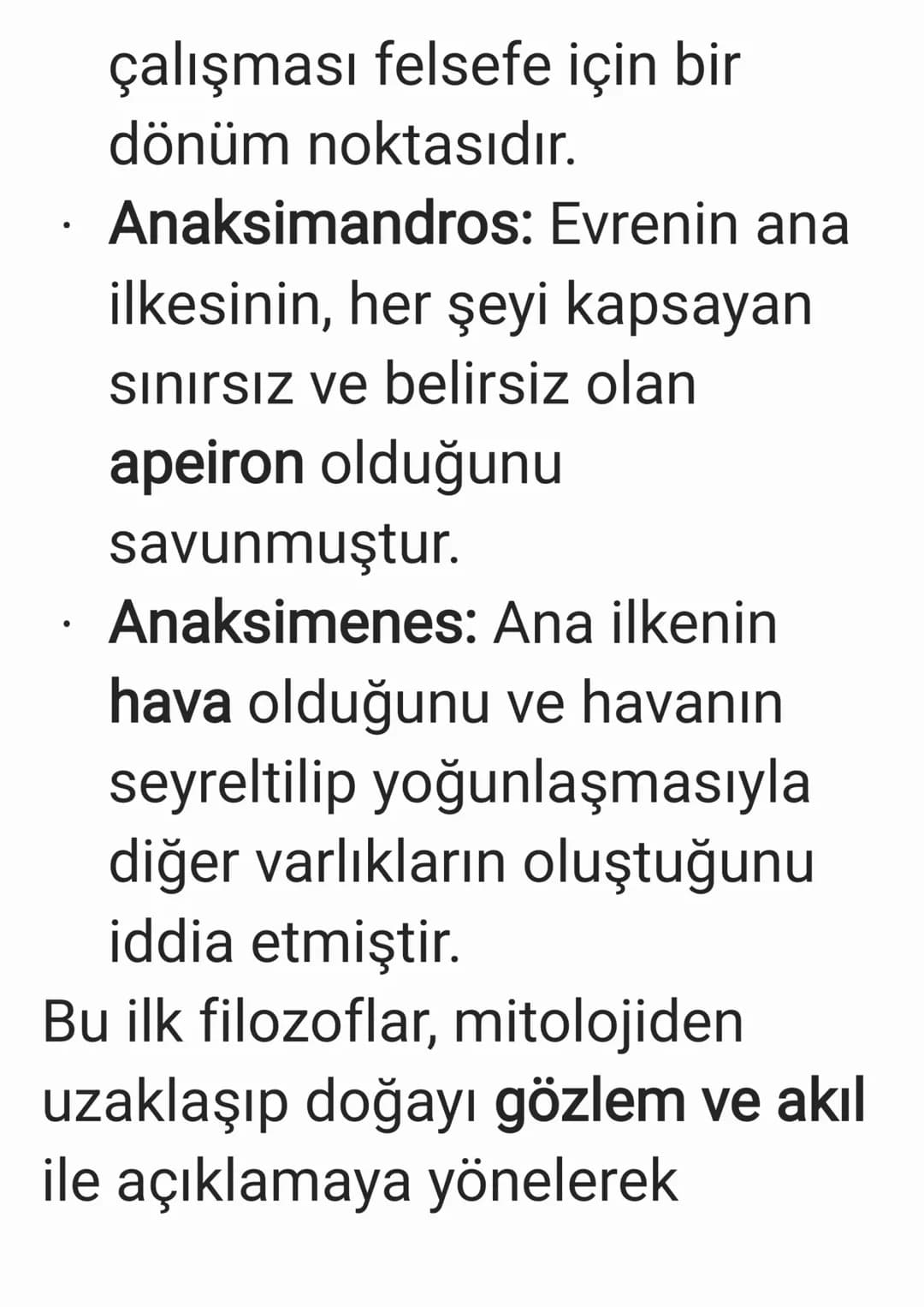 Felsefeye Hızlı Tekrar:
Öz Bilgiler ve İlk
Filozoflar
Felsefe, kelime anlamıyla
"bilgelik sevgisi" demektir
(Yunanca: philosophia). Temel
am