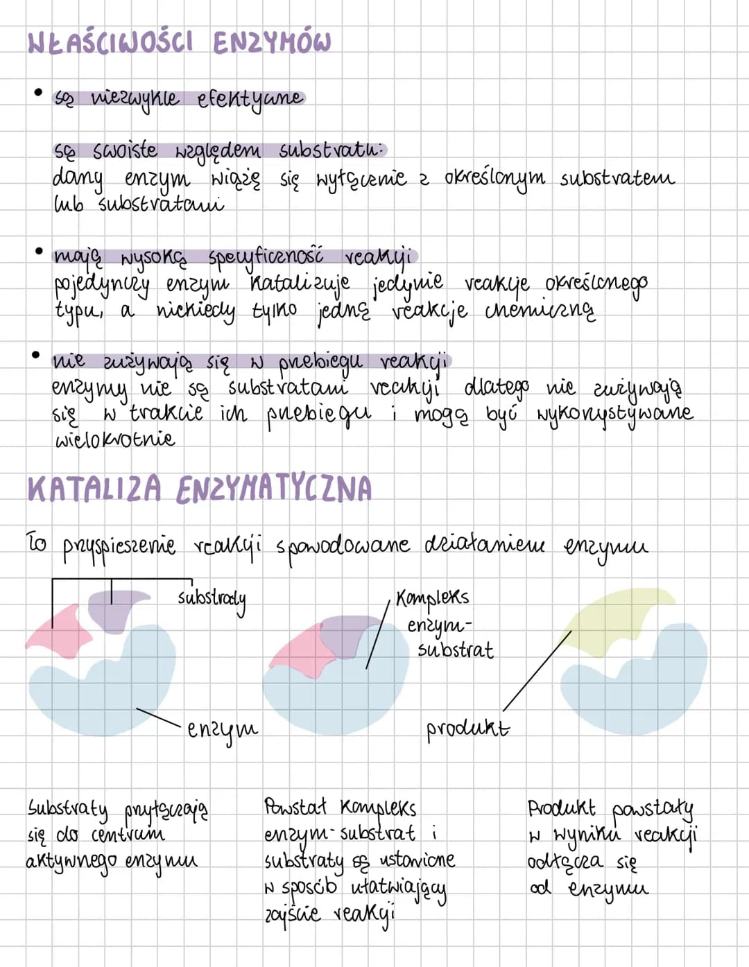 ## ENZYMY
## Budowa i działanie enzymów
Żeby zauręła się dana reakcja chemiczna potrzeba
okreslonej ilości energii, która nazywa się energ